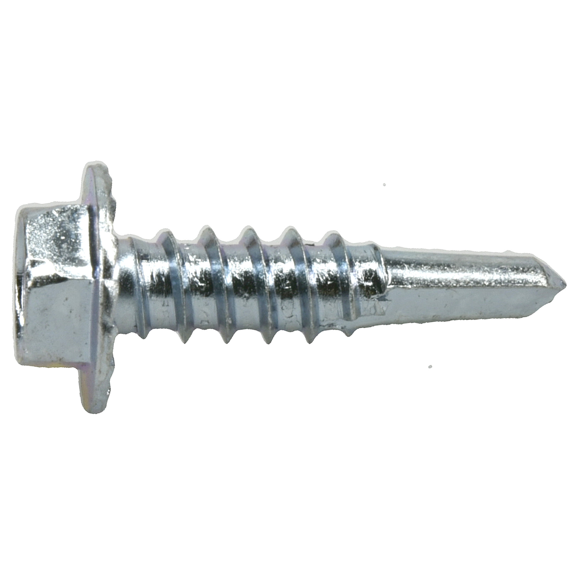 Power Pro Premium Hex Zinc Sheet Metal Self-Drilling Screws (#10-32 x 1 in.)-105 pc