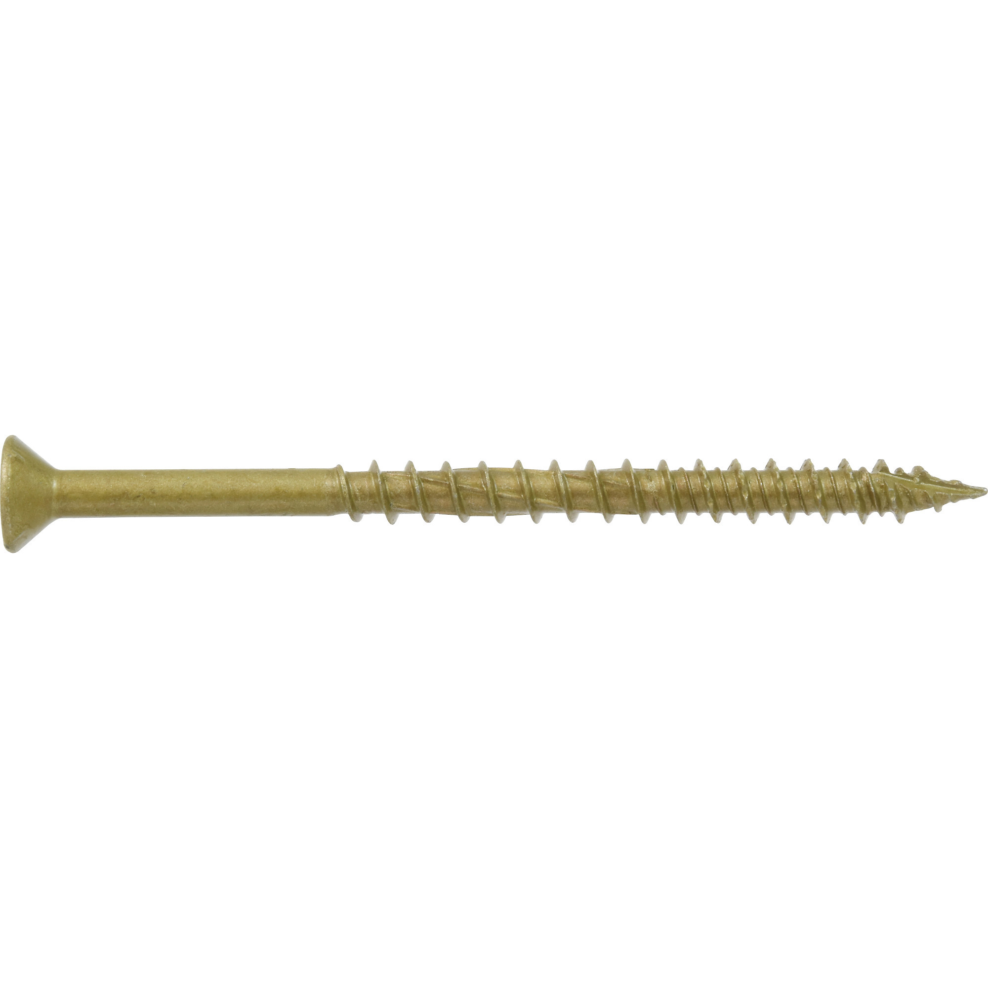 Power Pro ONE Flat Exterior Bronze Multi-Material Screws (#10 x 2-1/2 in.) - 15 pc