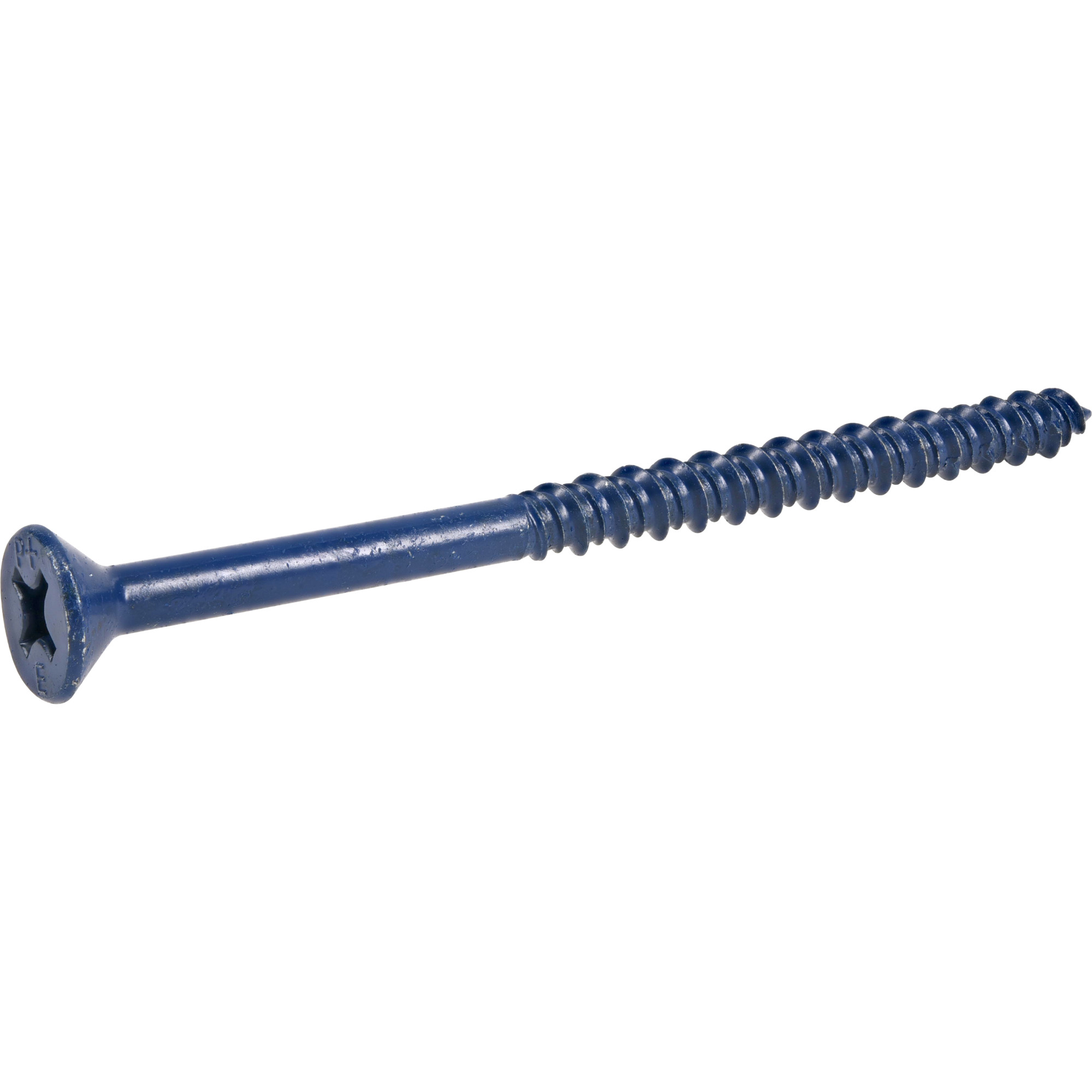 Hillman Blue Flat-Head Phillips Tapper Concrete Screw Anchor (1/4 in. x 3-3/4 in.) - 100 pc
