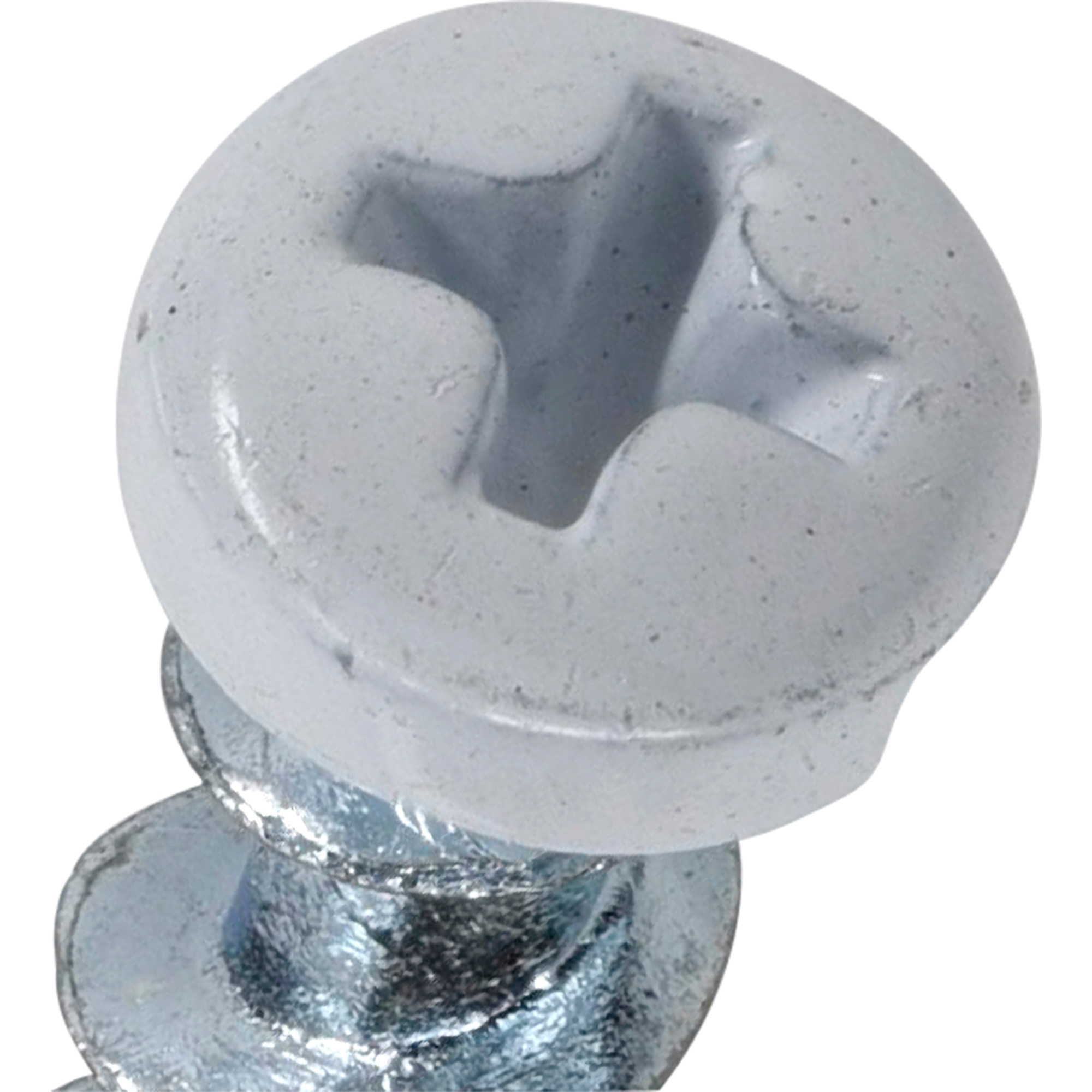 Hillman Borefast White Phillips Pan-Head Screw Anchor (1-1/2 in.) - 6 pc