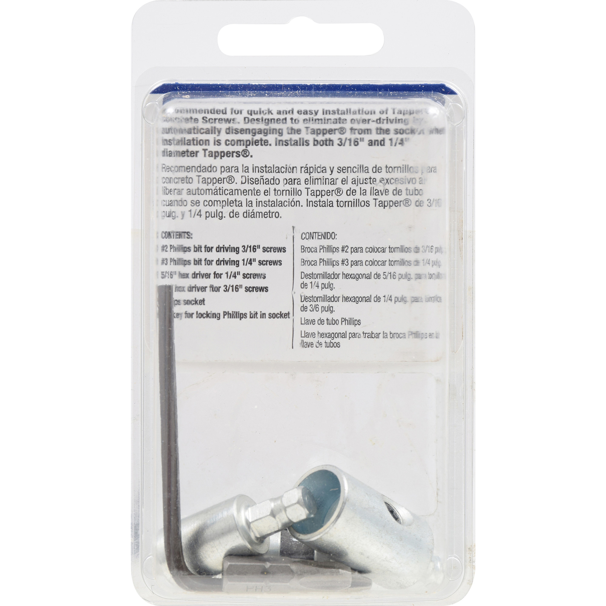 Hillman Tapper Installation Kit for 3/16 in. & 1/4 in. Concrete Screws - 1 set