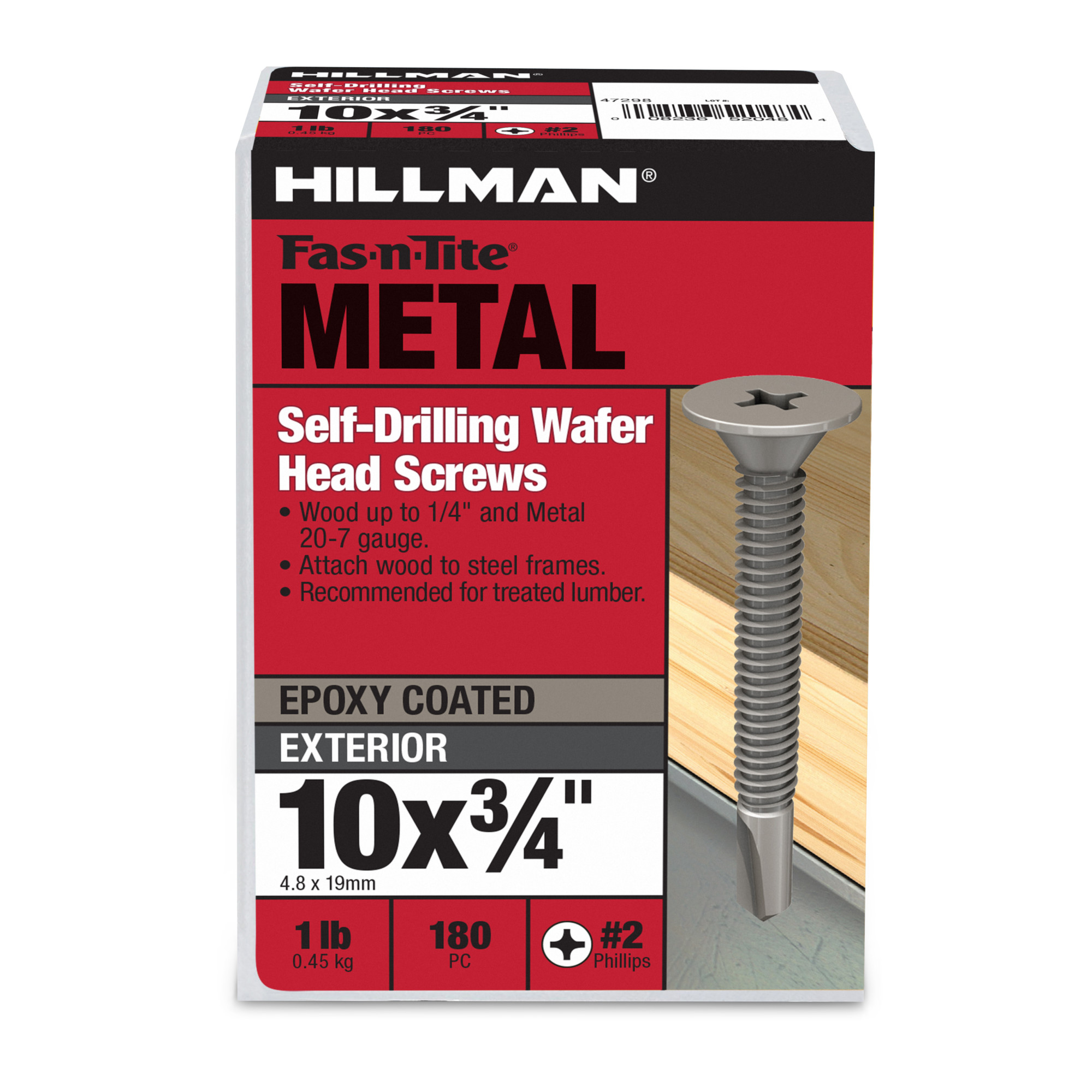 Hillman Wafer Head Phillips Self Drilling Screws (#10-24 x 3/4 in.)