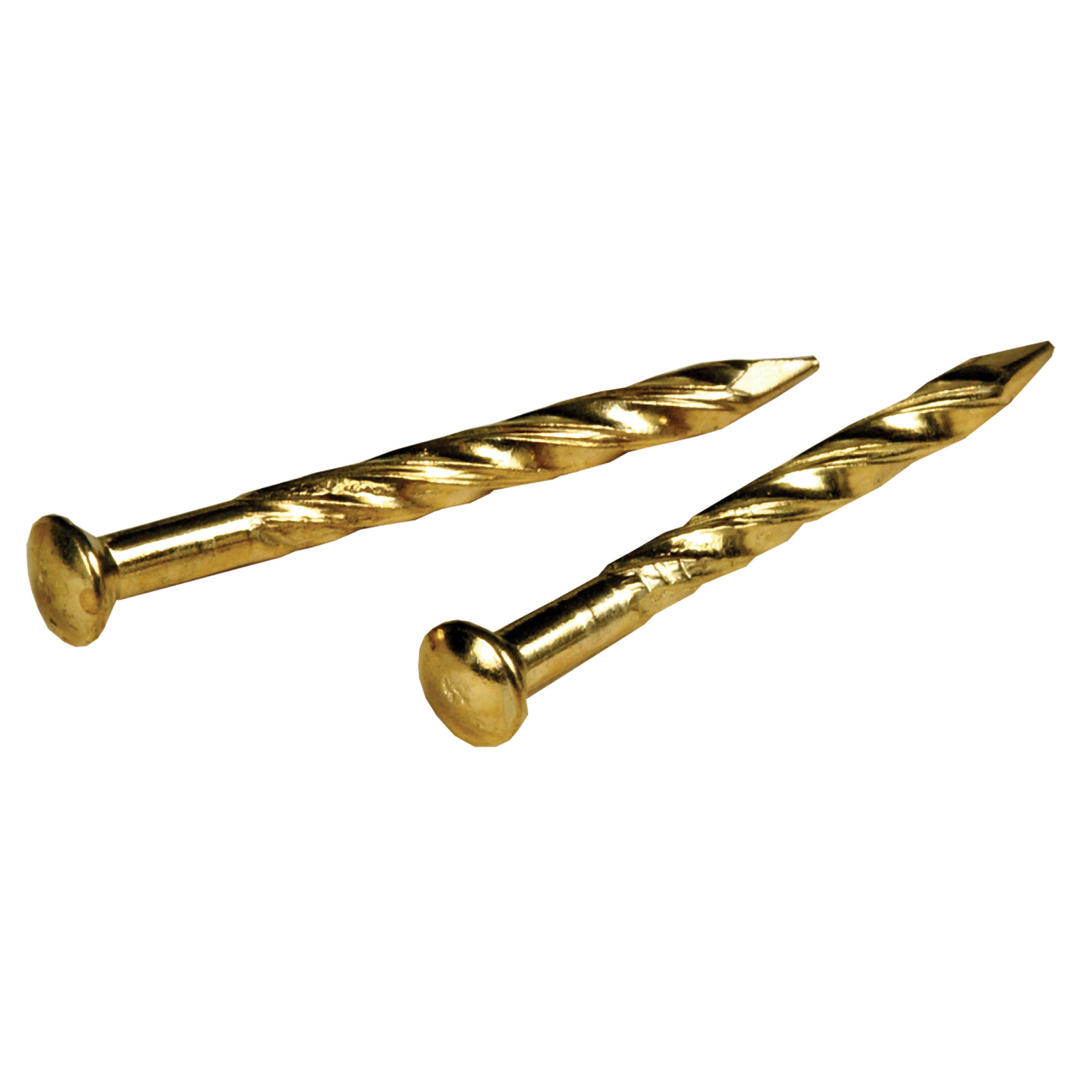 Hillman Trim Nails - Steel/Brass Plated (1-1/4 in.) - 1 oz.
