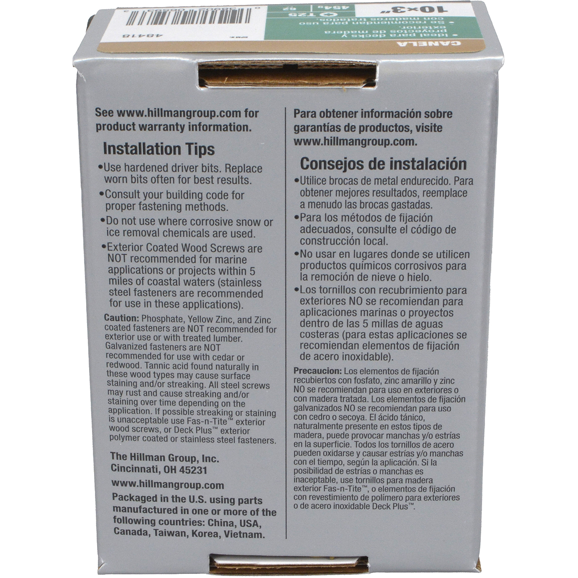 Deck Plus Tan Deck Screws (#10 x 3 in.)