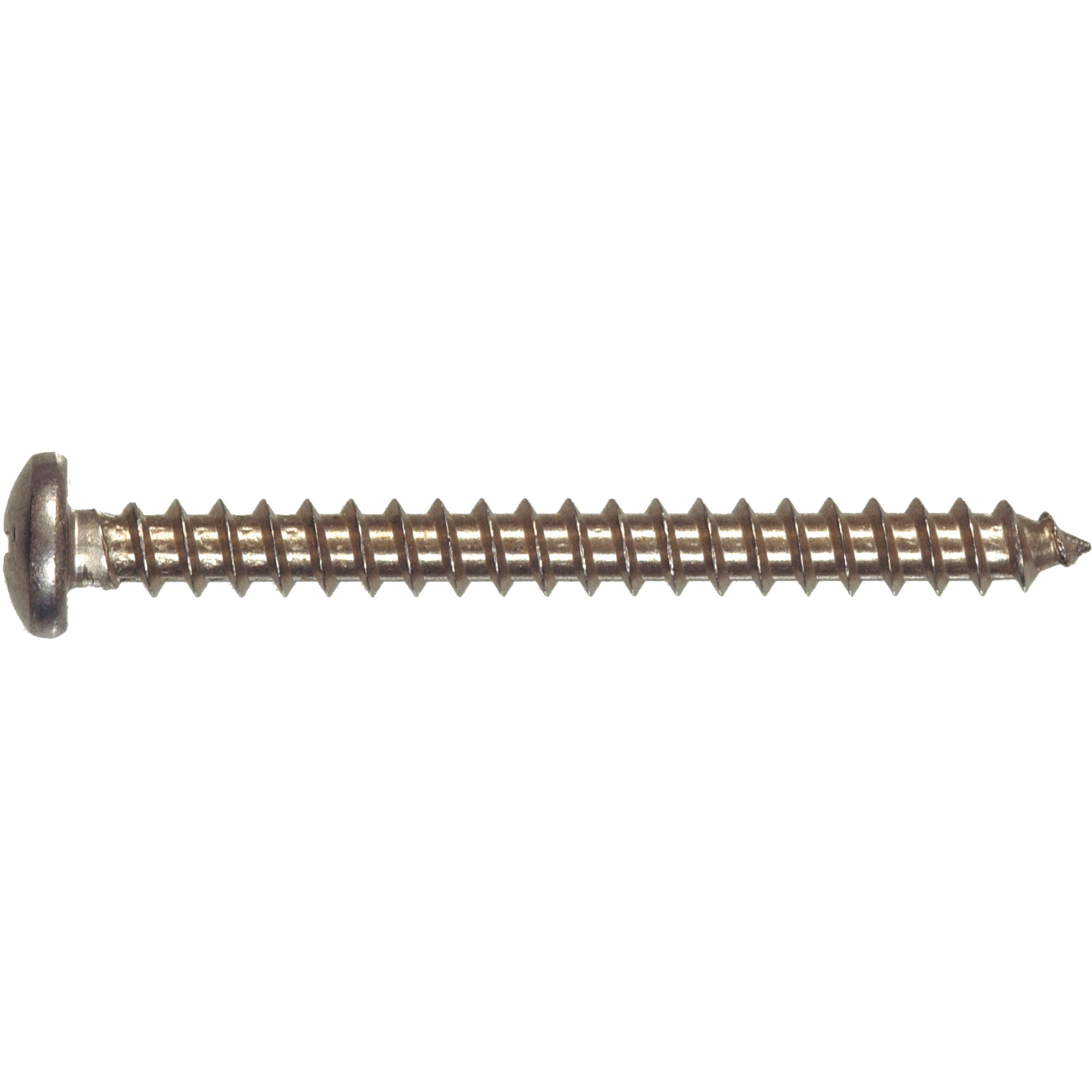 Hillman Zinc Square Drive Pan Head Sheet Metal Screw (#8 x 1 in.) - 100 pc