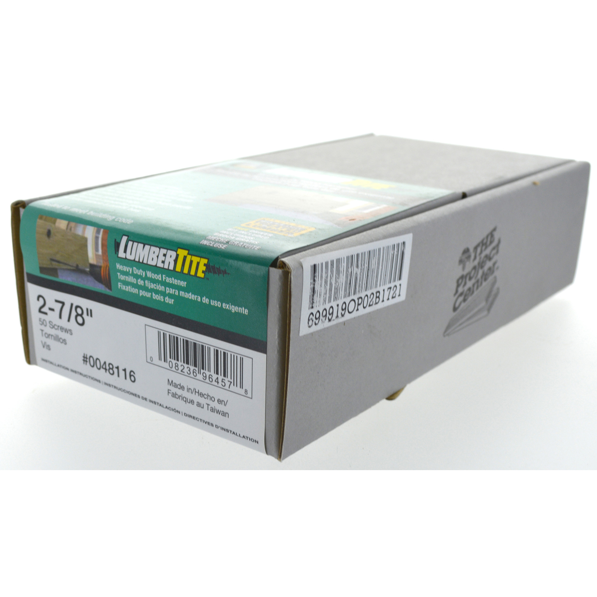 Power Pro Black Lumber-Tite Heavy Duty Wood Screws (1/4 in. x 2-7/8 in.) - 50 pc