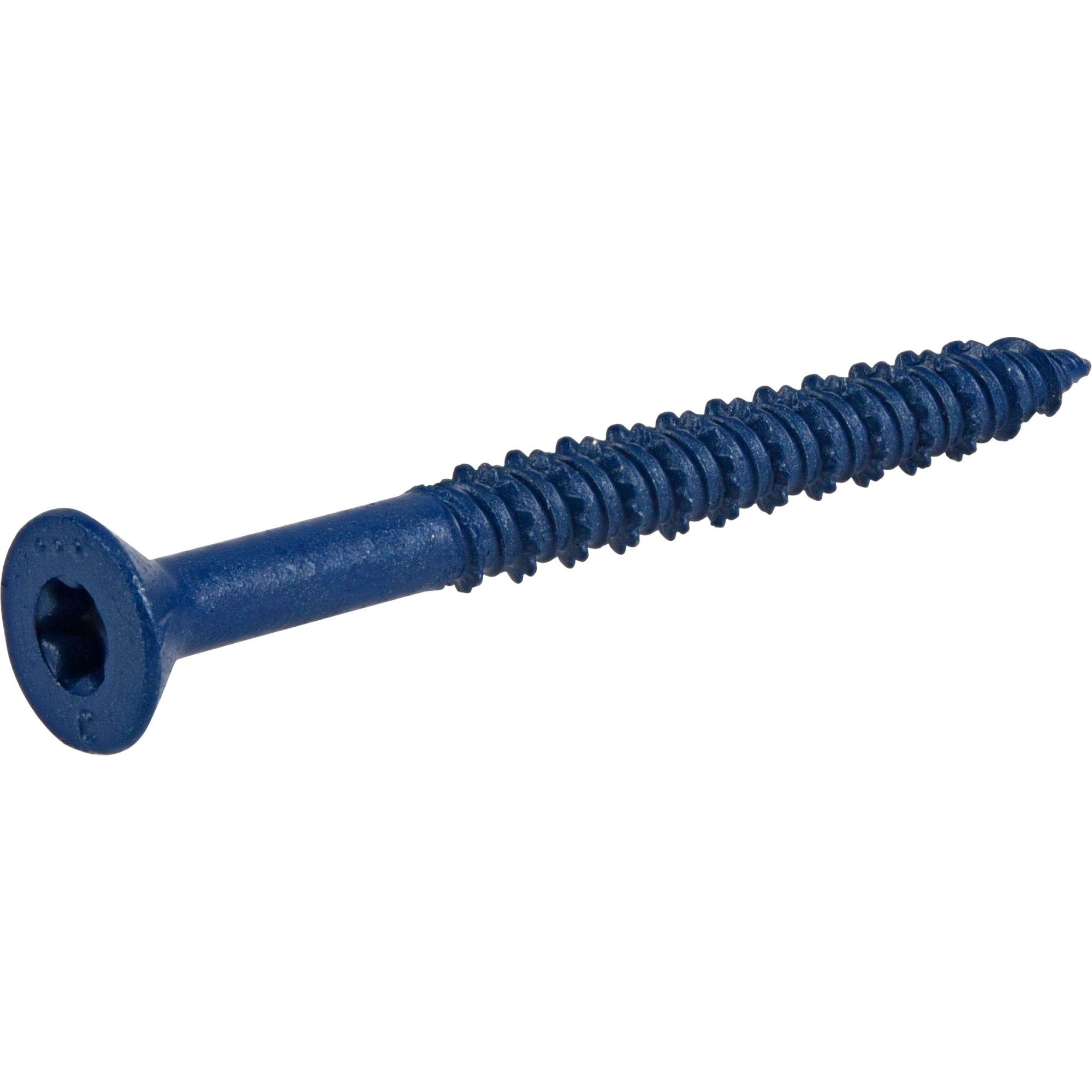 Power Pro Blue Flat-Head Concrete Screw Anchor (1/4 in. x 2-3/4 in.) - 100 pc