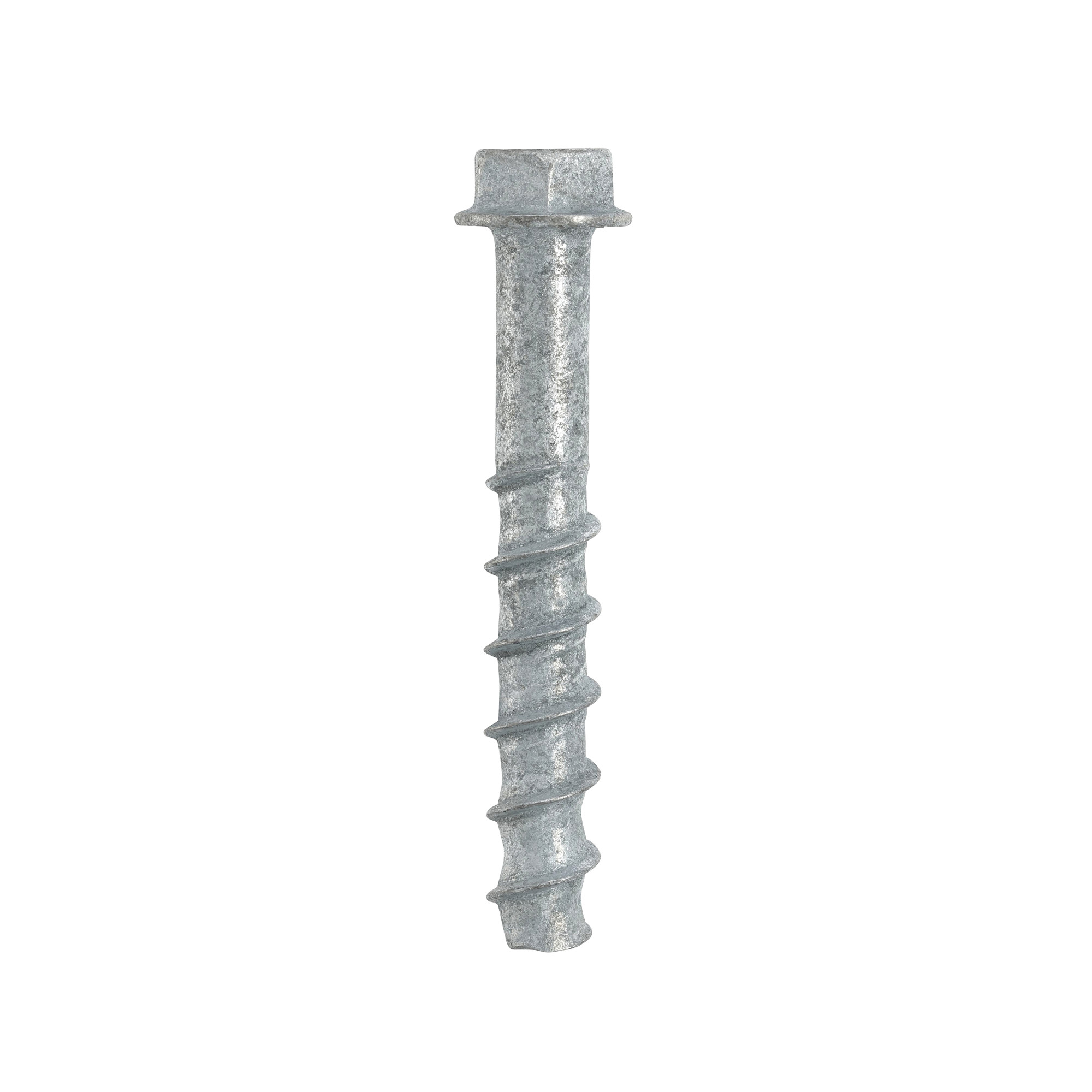 Power Pro Galvanized Hex Washer Head Screw-Bolt+ Anchors (3/8 in. x 3 in.) - 50 pc
