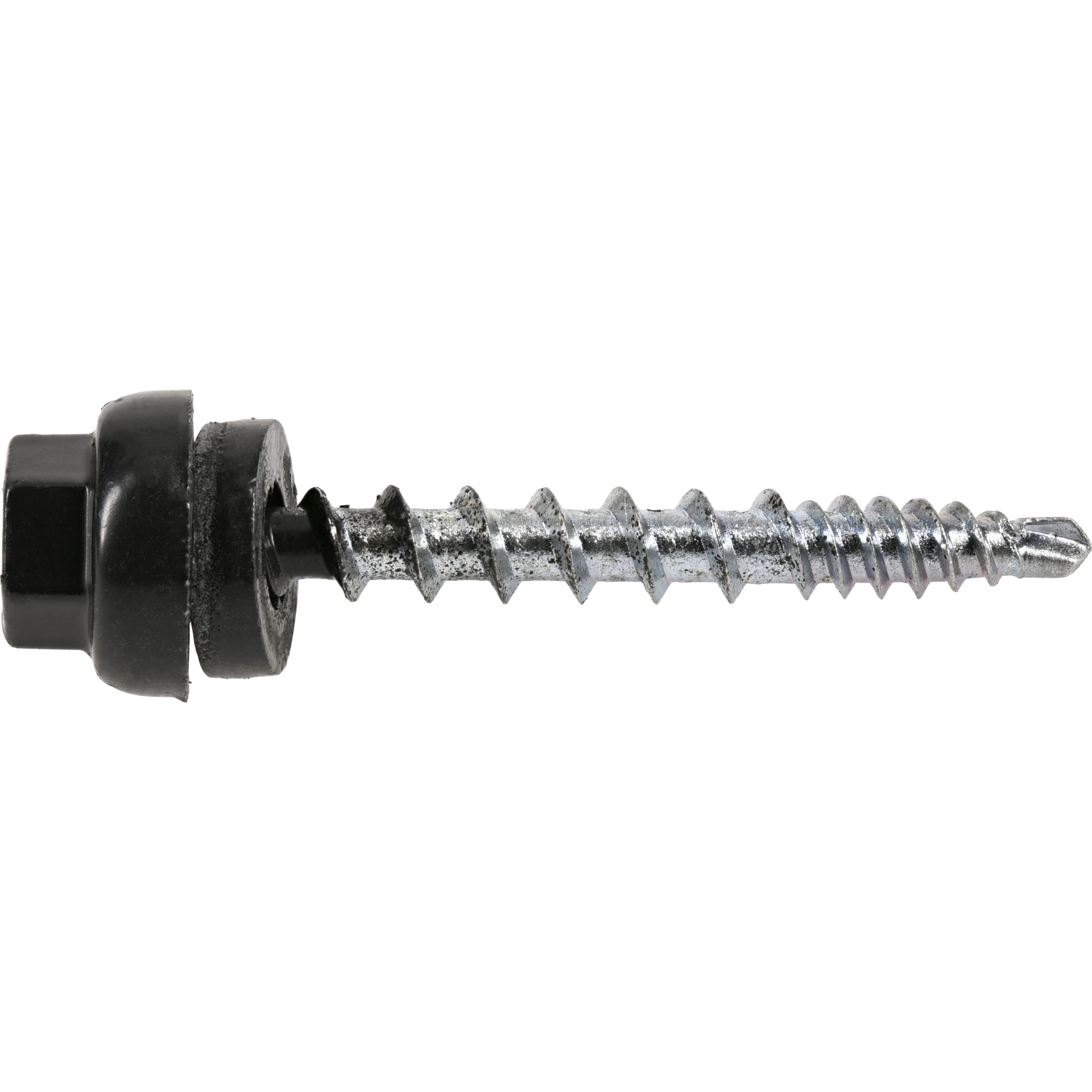 Power Pro Black Self Drilling Metal-to-Wood Roofing Screws (#10 x 1-1/2 in.)-250 pc