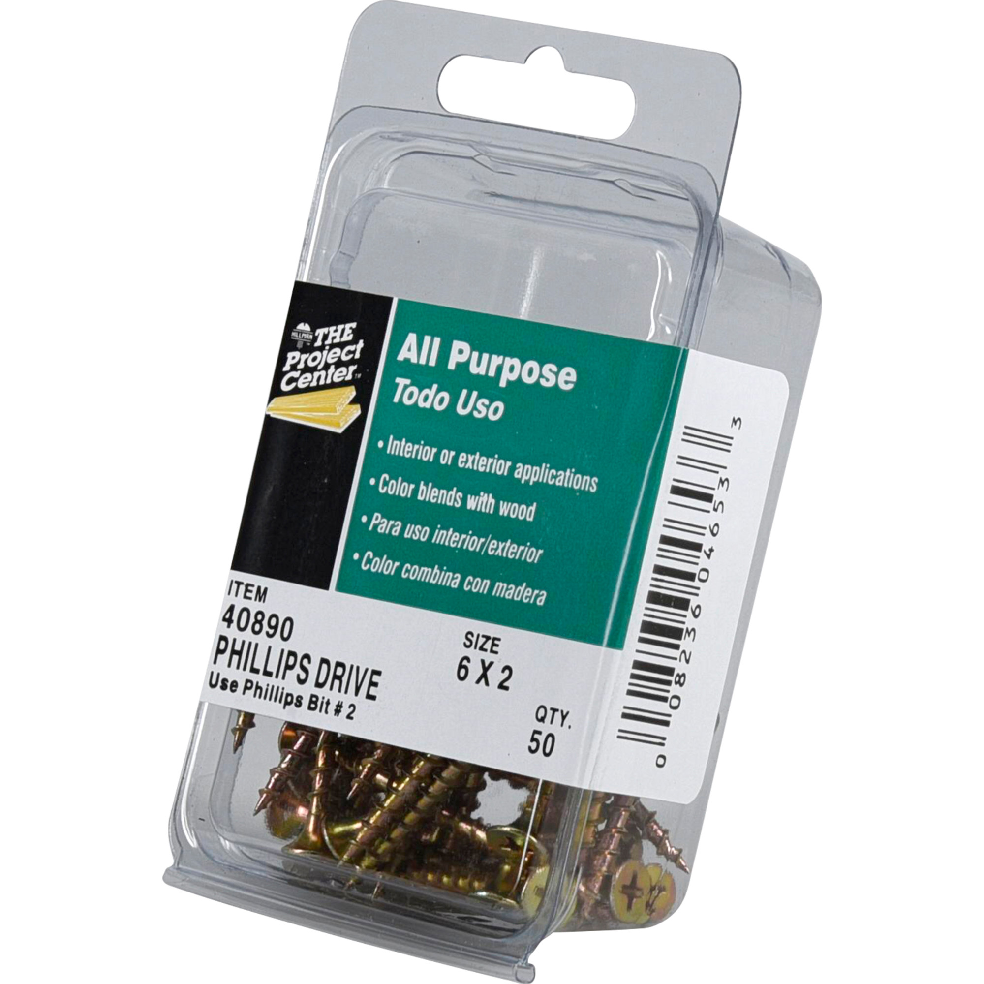 Hillman Bugle Head Phillips Interior Construction Wood Screws (#6 x 2 in.) - 50 pc