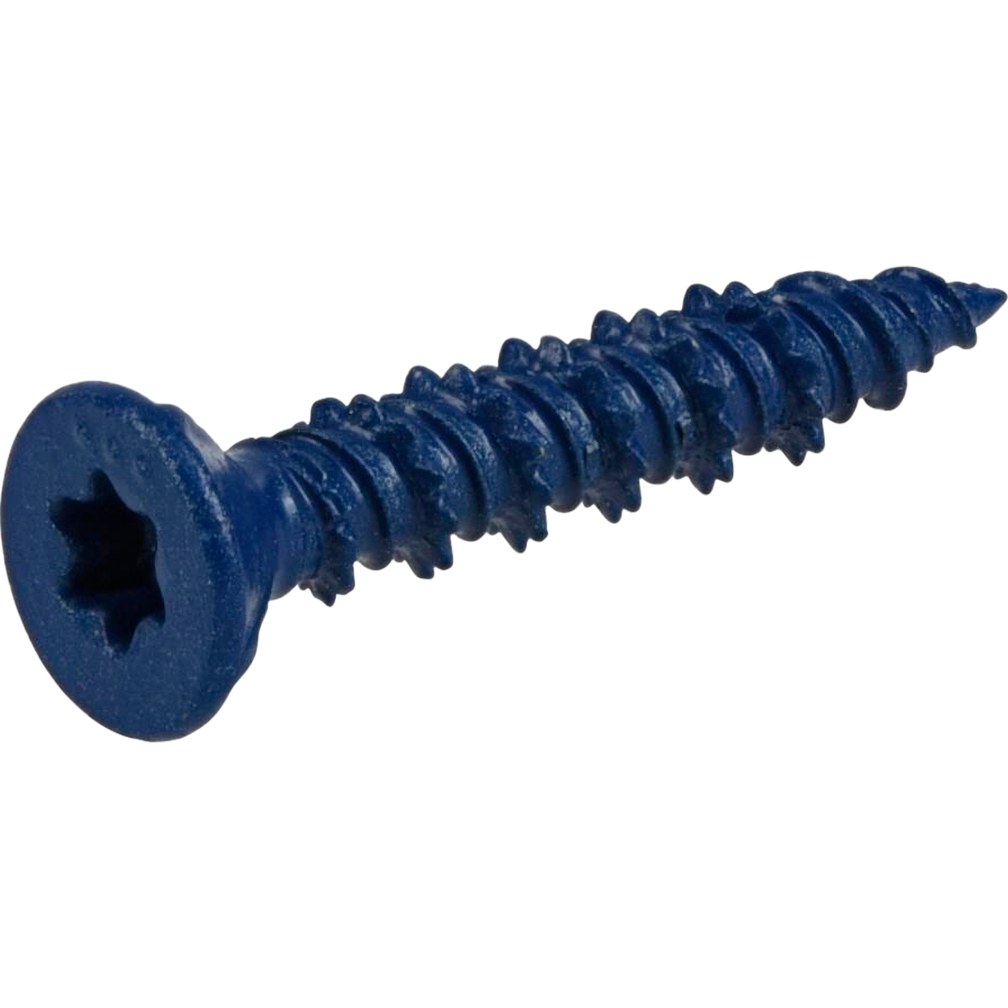 Power Pro Blue Flat-Head Concrete Screw Anchor (3/16 in. x 1-1/4 in.) - 100 pc