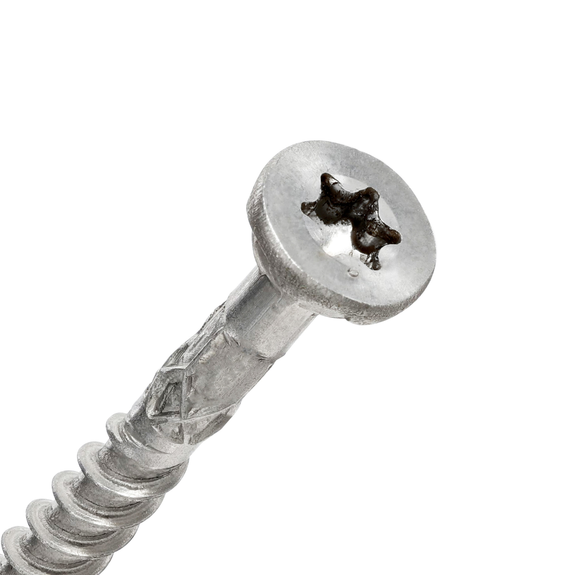 Power Pro Premium 305 Stainless Steel Wood Screws (#10 x 3-1/2 in.) - 20 pc