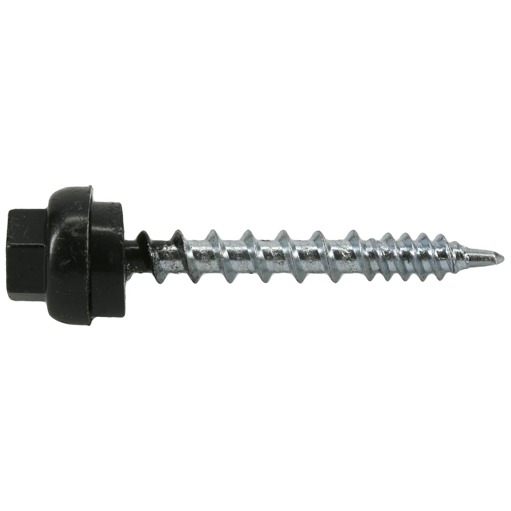 Power Pro Black Self Drilling Metal-to-Wood Roofing Screws (#10 x 1-1/2 in.)-62 pc