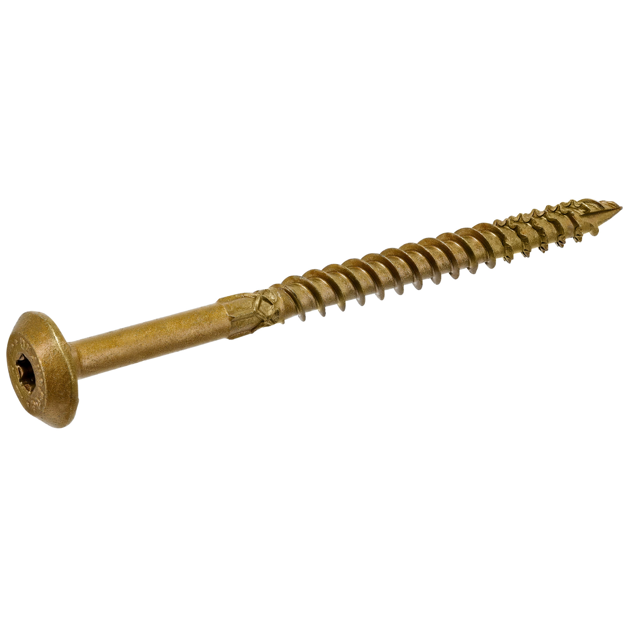 Power Pro Bronze Structural Lag Screws (1/4 in. x 5 in.) - 50 pc