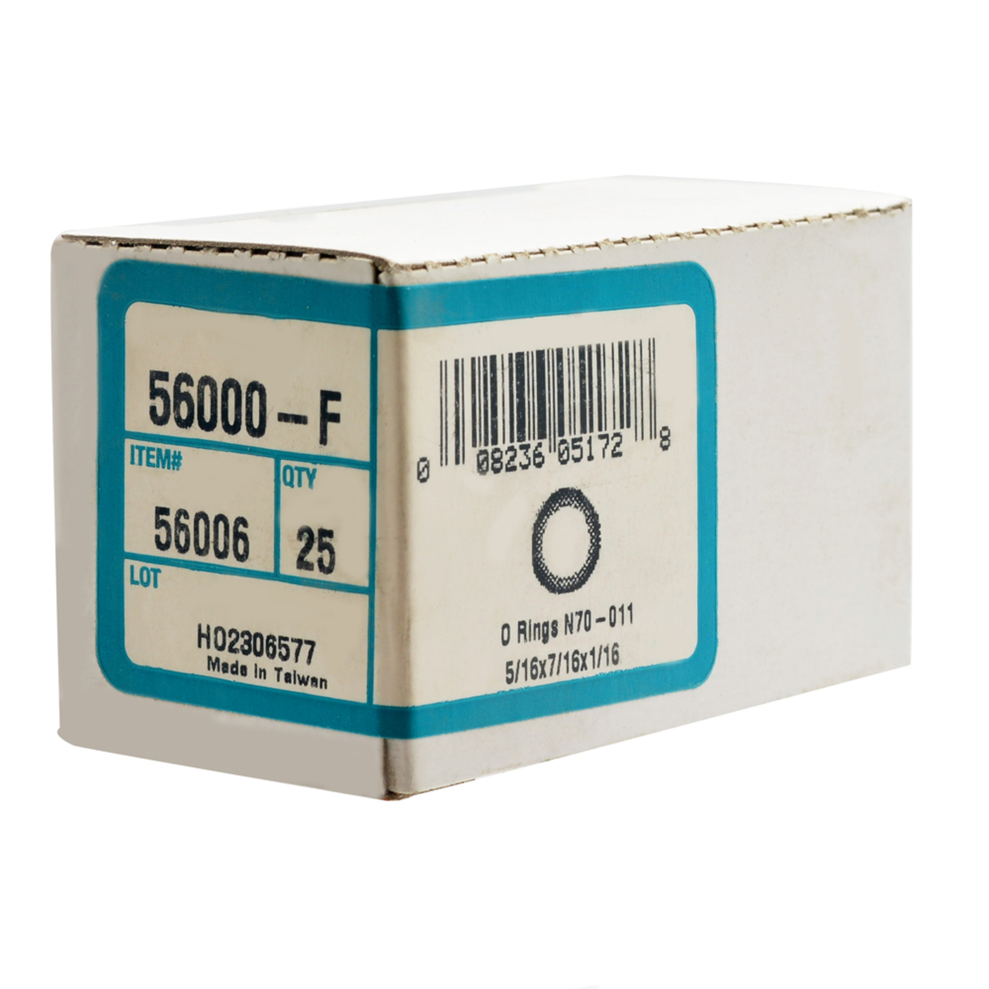 Hillman Nitrile O-Rings (5/16 in. x 7/16 in. x 1/16 in.) - 25 pc