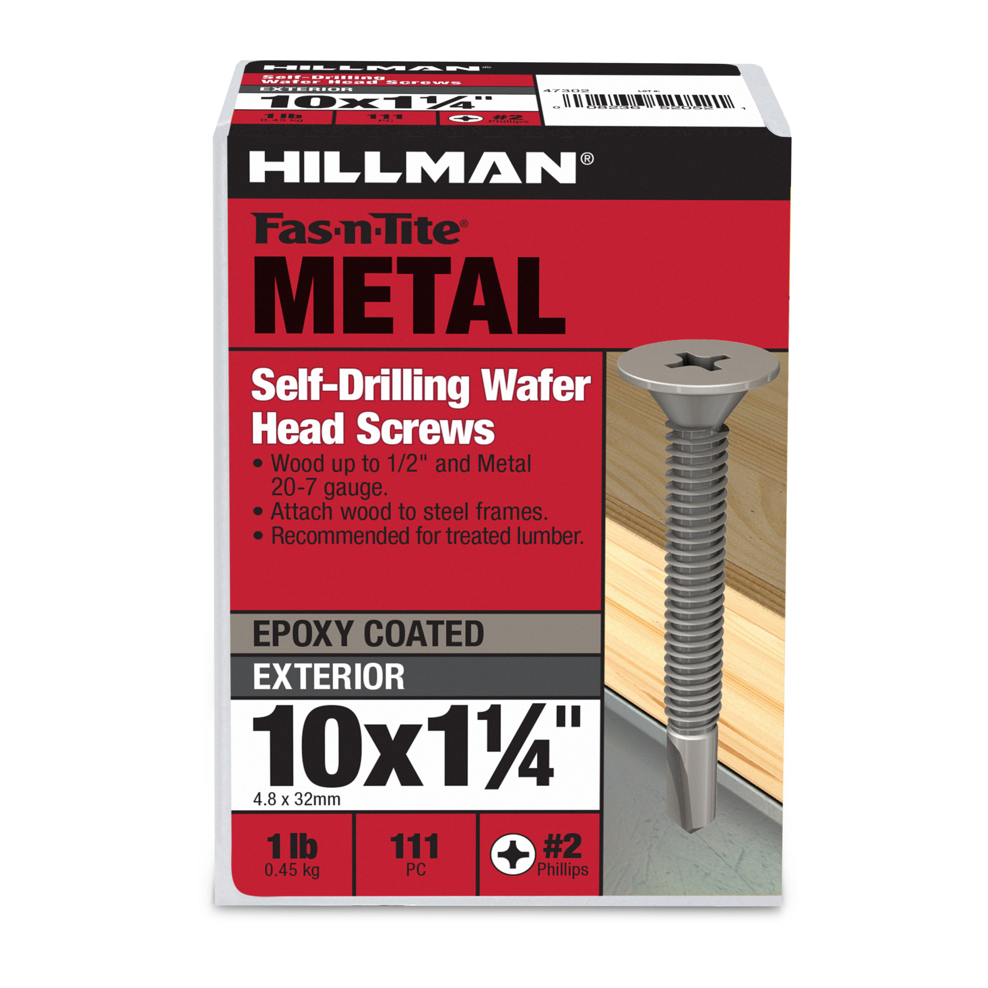 Hillman Wafer Head Phillips Self Drilling Screws (#10-24 x 1-1/4 in.)