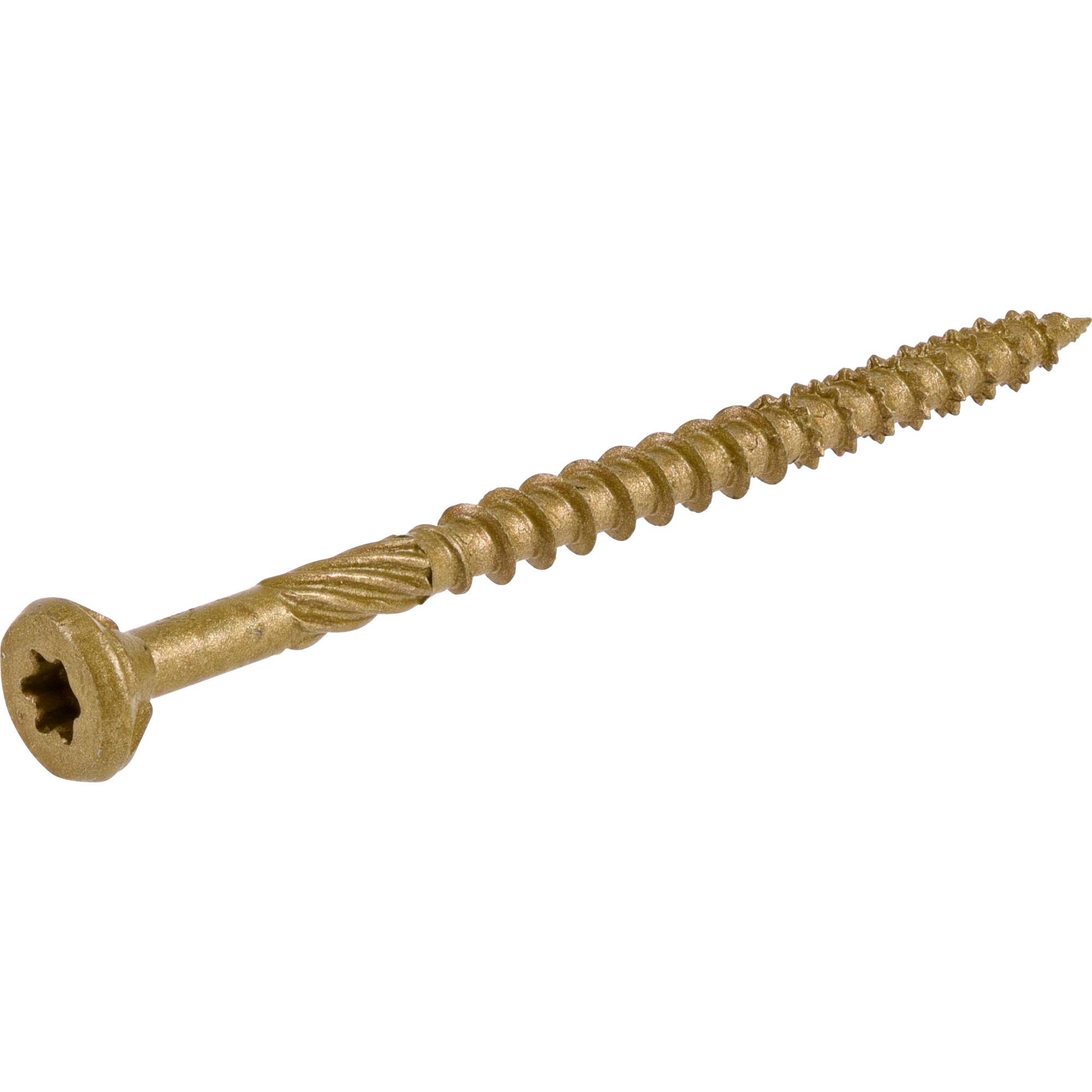 Power Pro Premium Bronze Exterior Wood Screws (#10 x 3 in.) - 35 pc