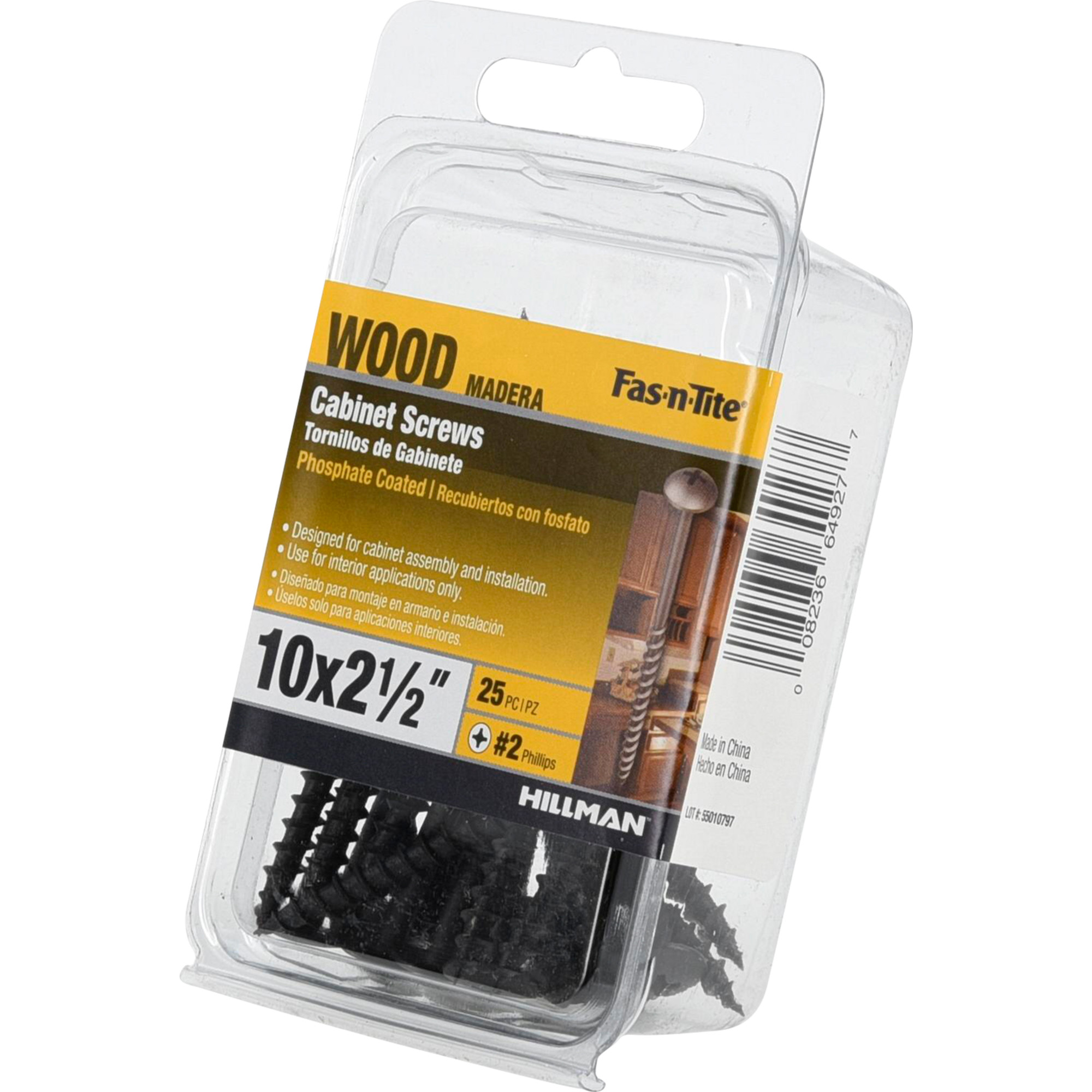 Hillman Truss Head Phillips Coarse Cabinet Screws (#10 x 2-1/2 in.) - 25 pc