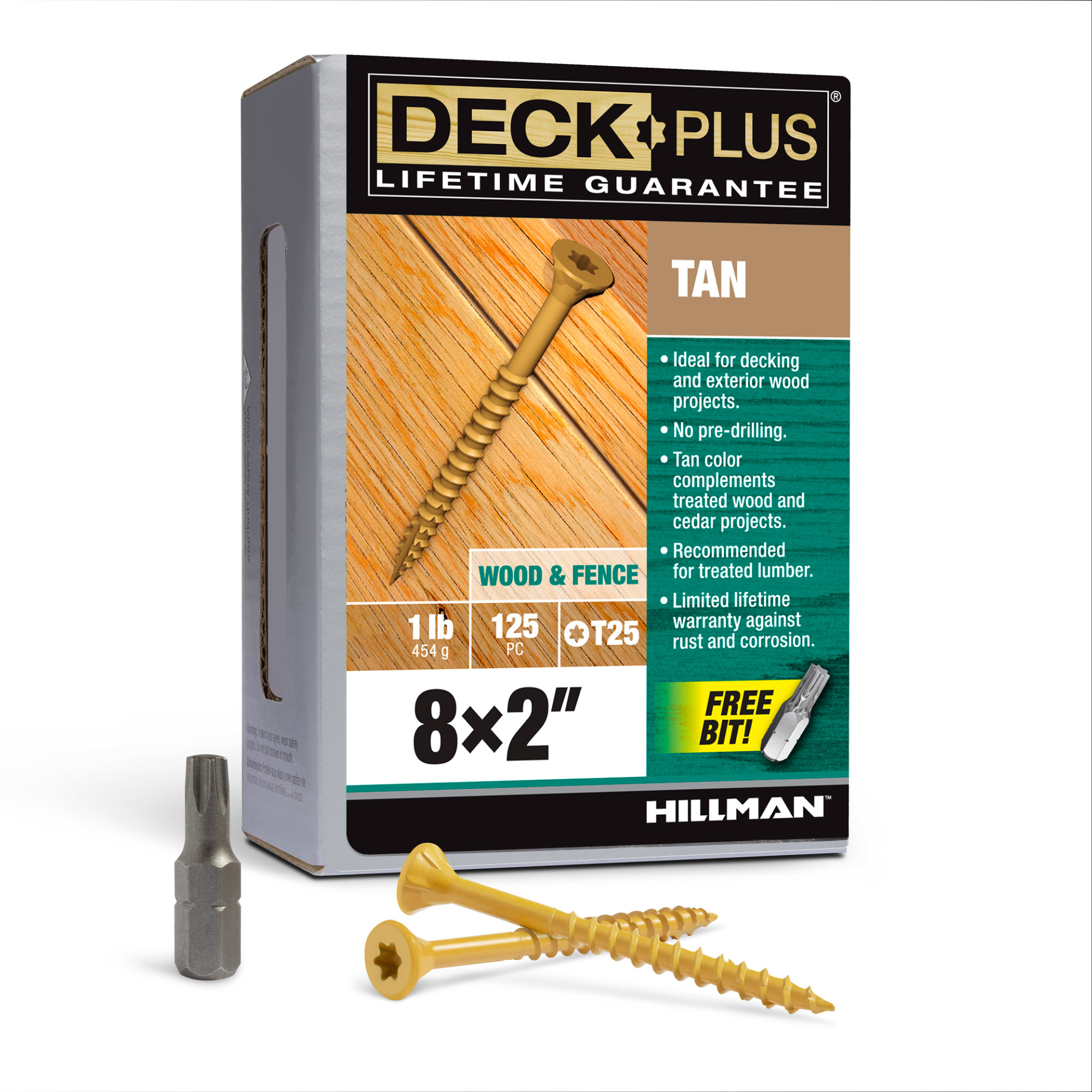 Deck Plus Tan Deck Screws (#8 x 2 in.)