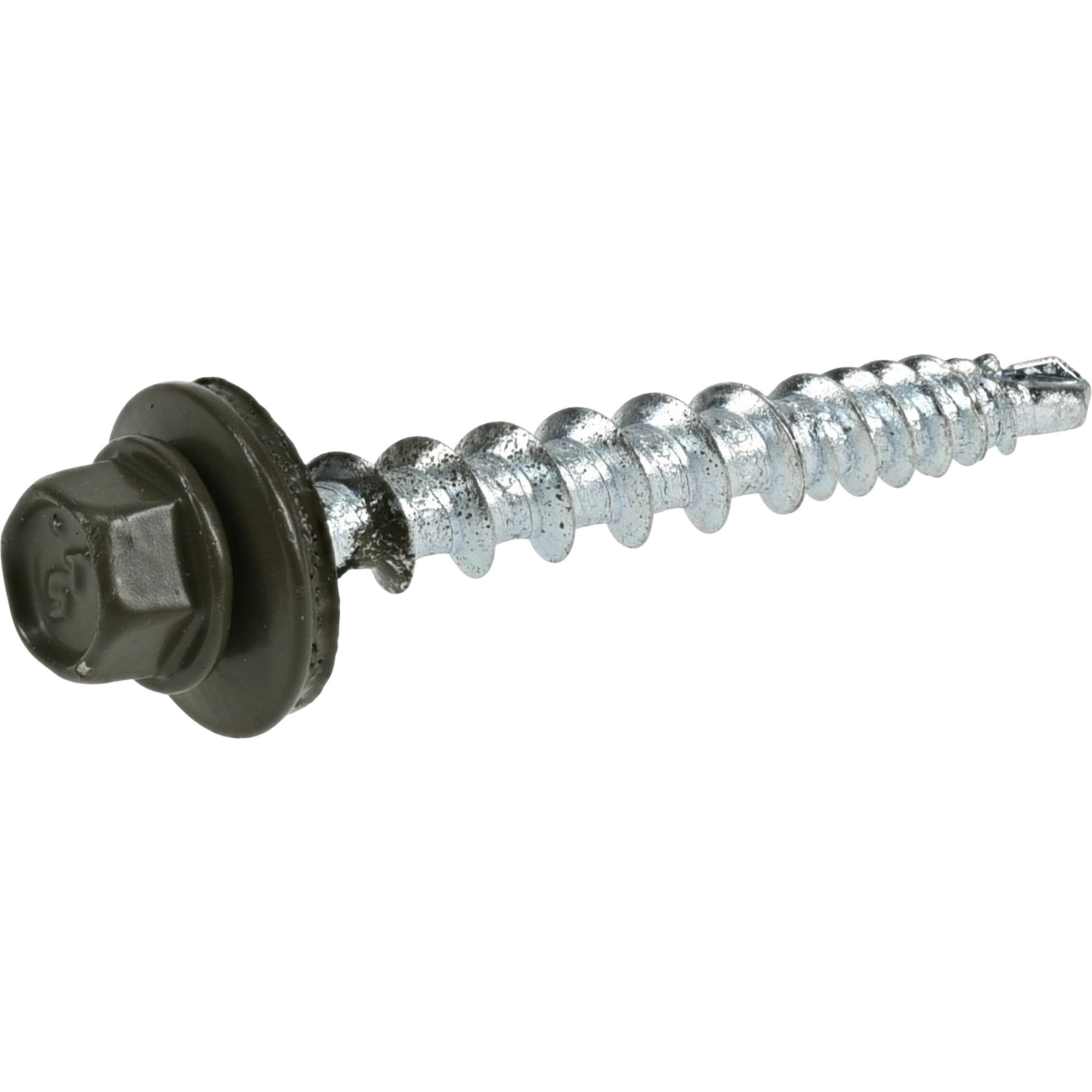 Power Pro Bronze Metal Self Drilling Roofing Screws (#10 x 1-1/2 in.) - 98 pc