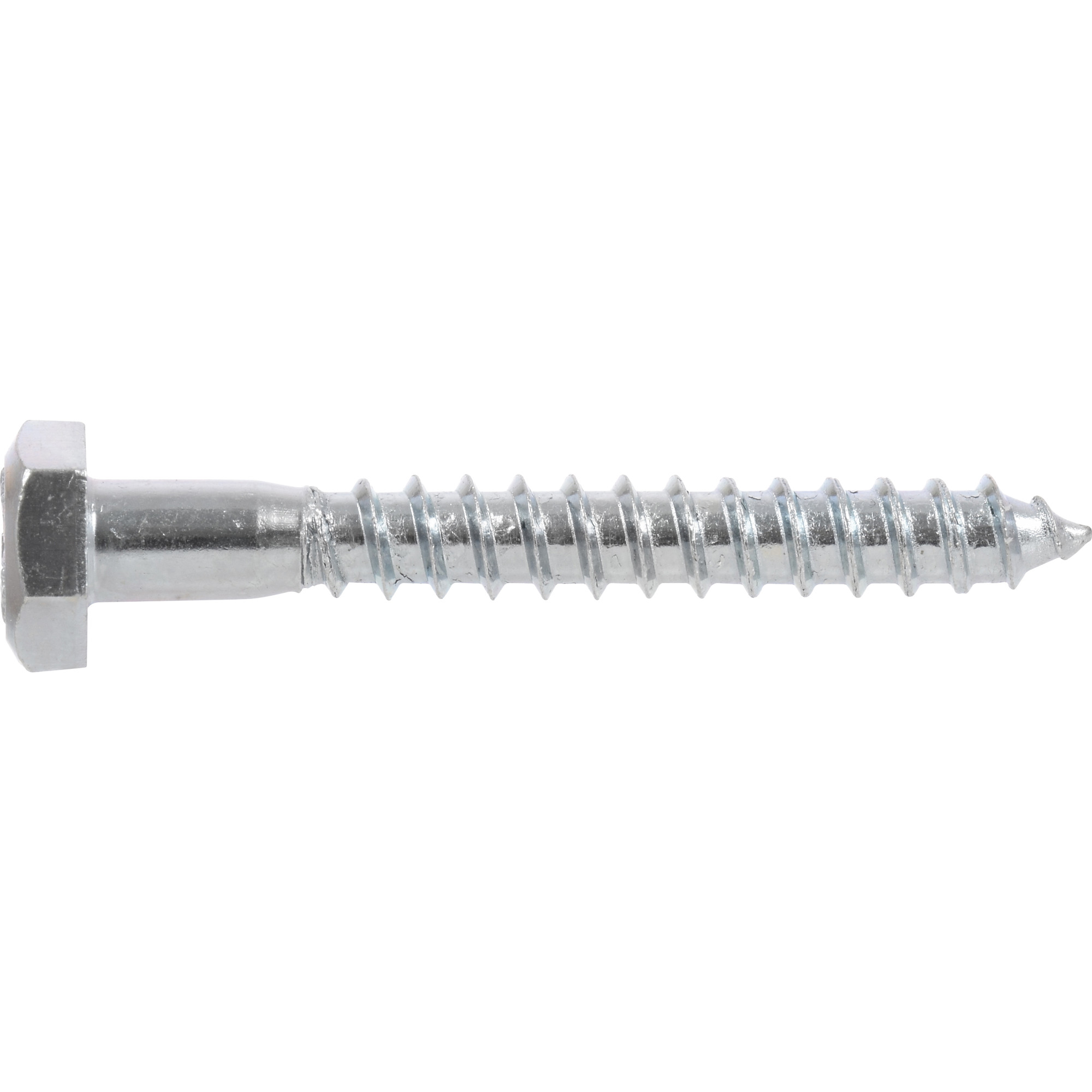 Hillman Zinc Hex Lag Screw 1/4 in. x 4 in.