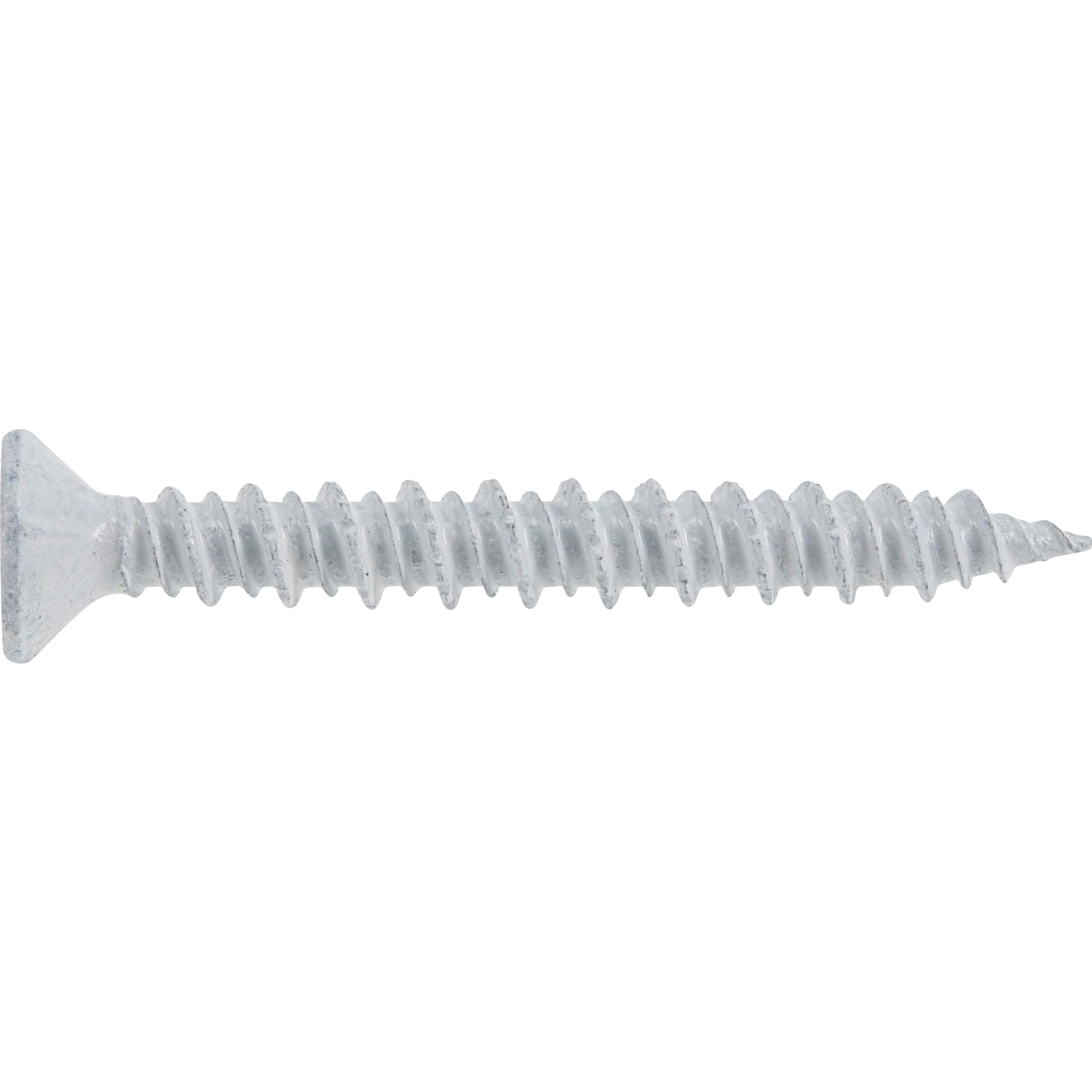 Power Pro White Flat-Head Concrete Screw Anchor (3/16 in. x 1-3/4 in.) - 100 pc