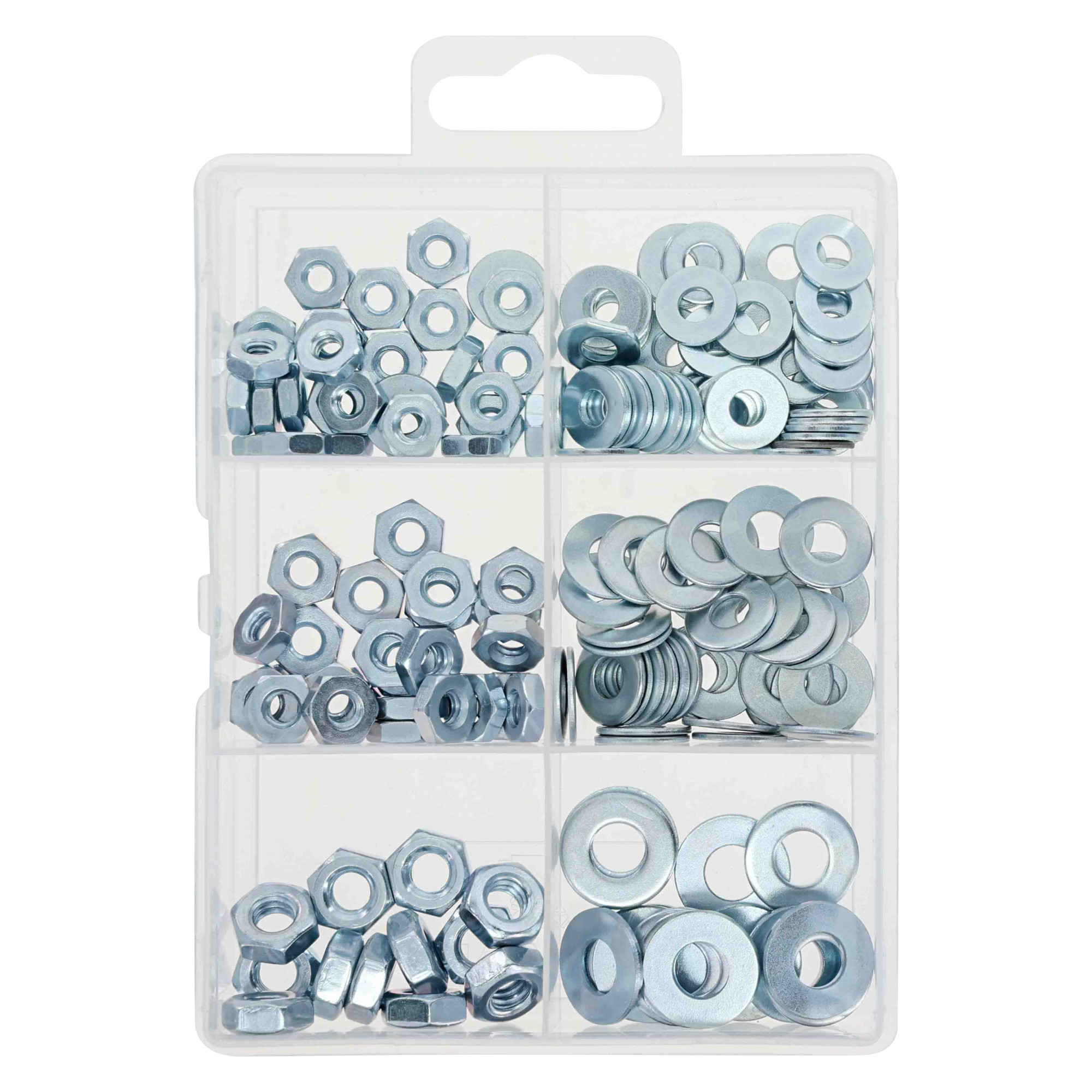 Hillman Zinc Hex Nuts and Flat Washers Kit