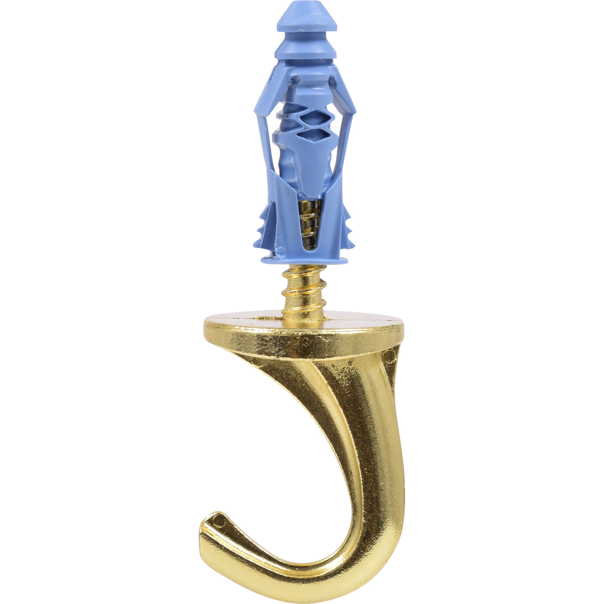 Hillman COBRA Brass Ceiling Hook 75lb 2 Pack