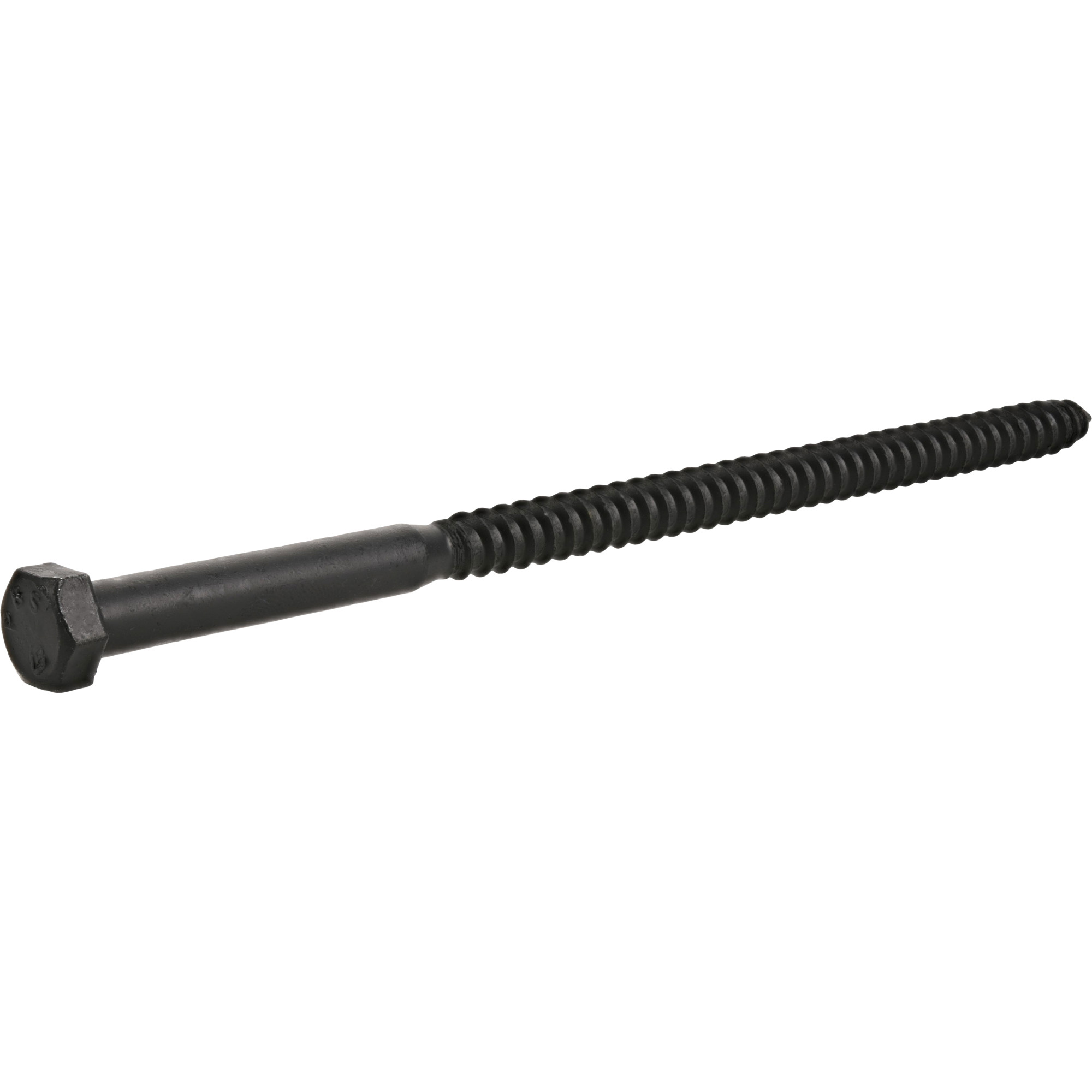 Deck Plus Black Coated Lag Screws 3/8 in. x 8 in.