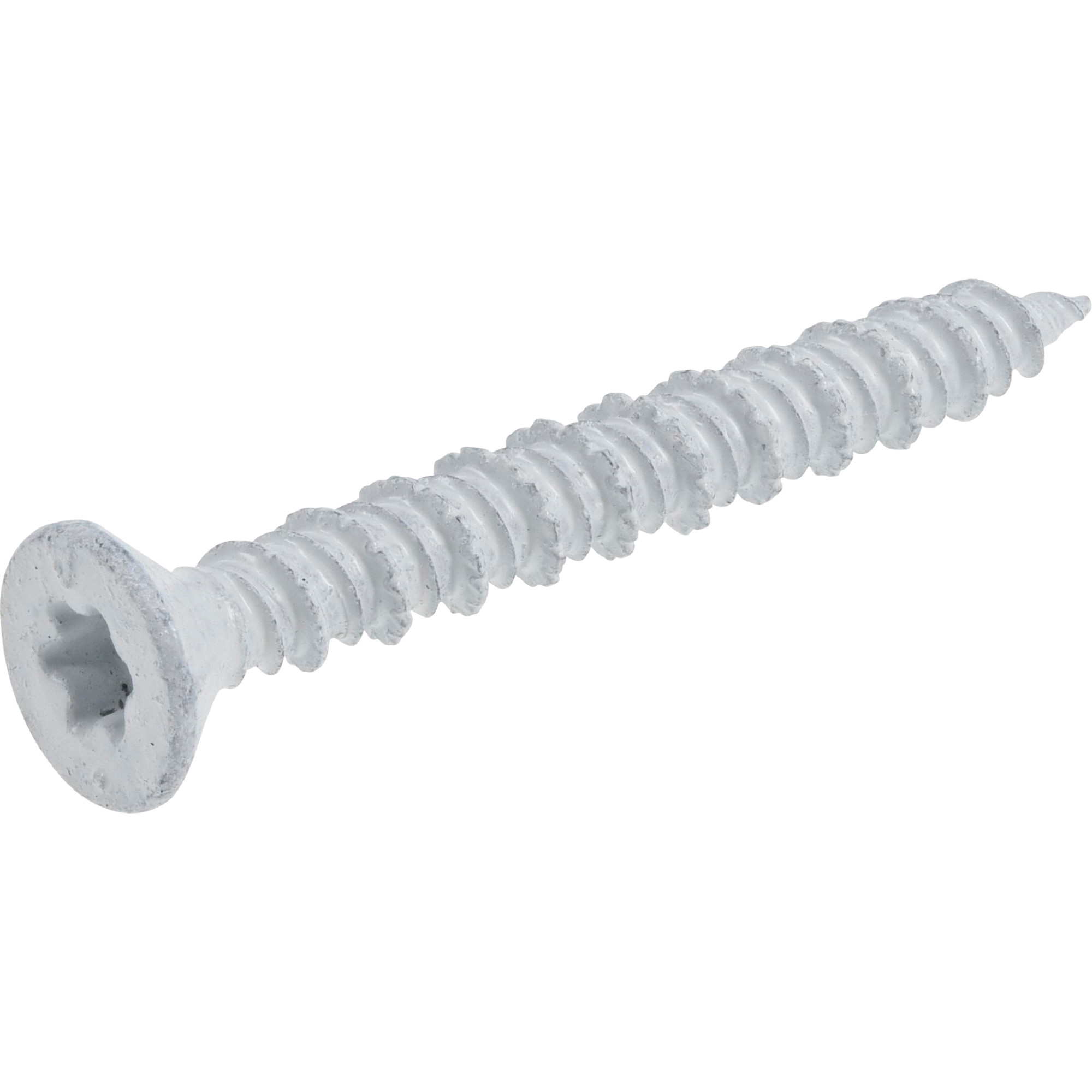 Power Pro White Flat-Head Concrete Screw Anchor (3/16 in. x 1-3/4 in.) - 100 pc