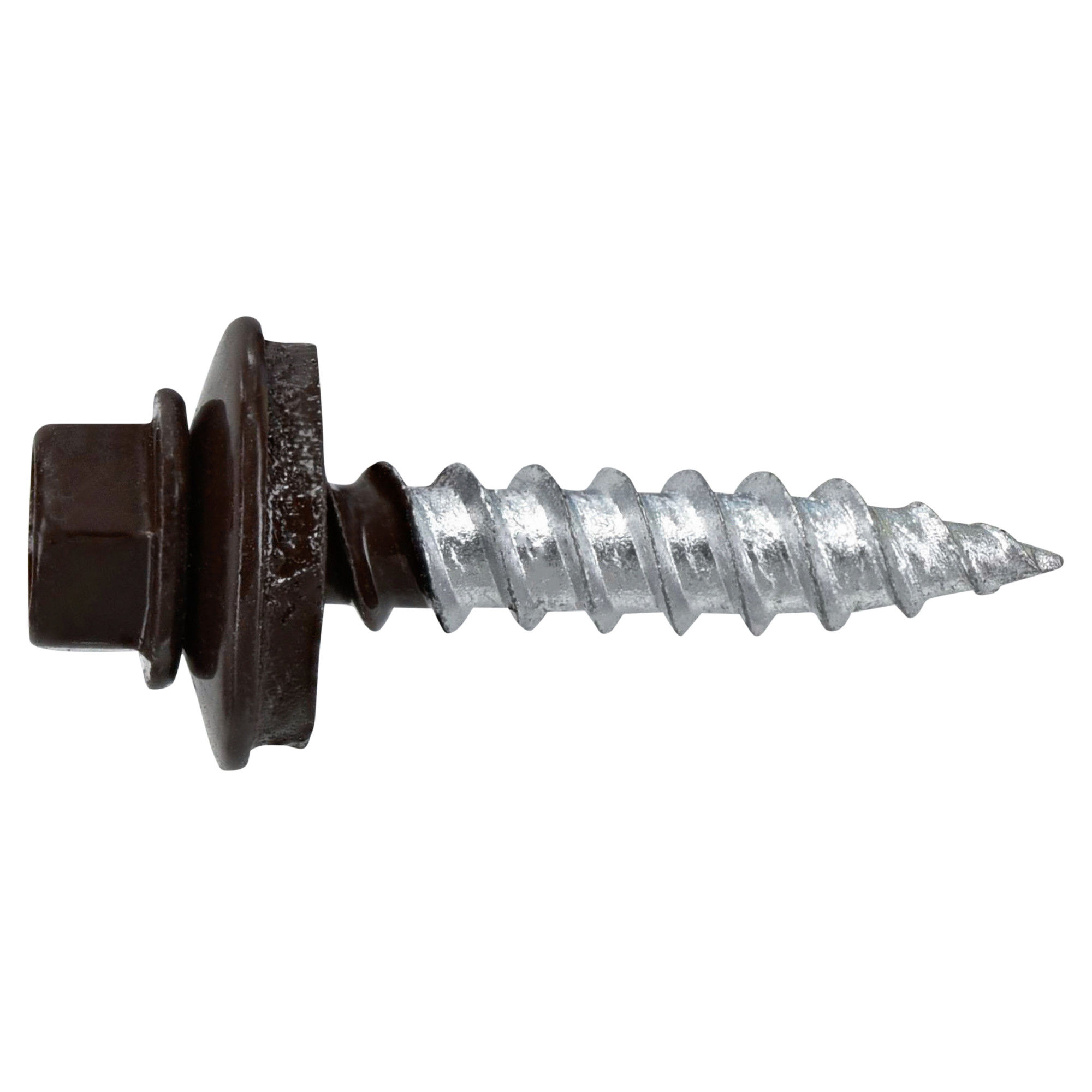 Hillman Brown Painted Self-Piercing Sheeter (#10 x 2 in.)