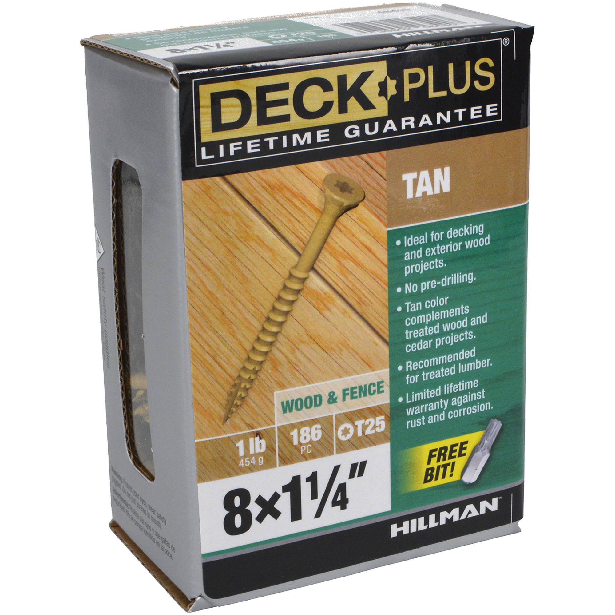 Deck Plus Tan Deck Screws (#8 x 1-1/4 in.)