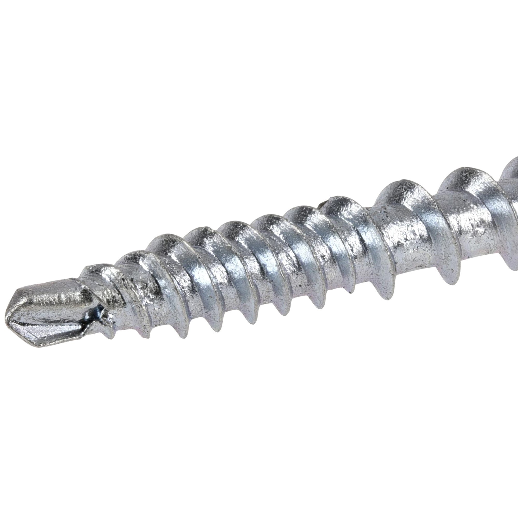 Power Pro Silver Self Drilling Metal-to-Wood Roofing Screws (#10 x 2 in.) - 250 pc