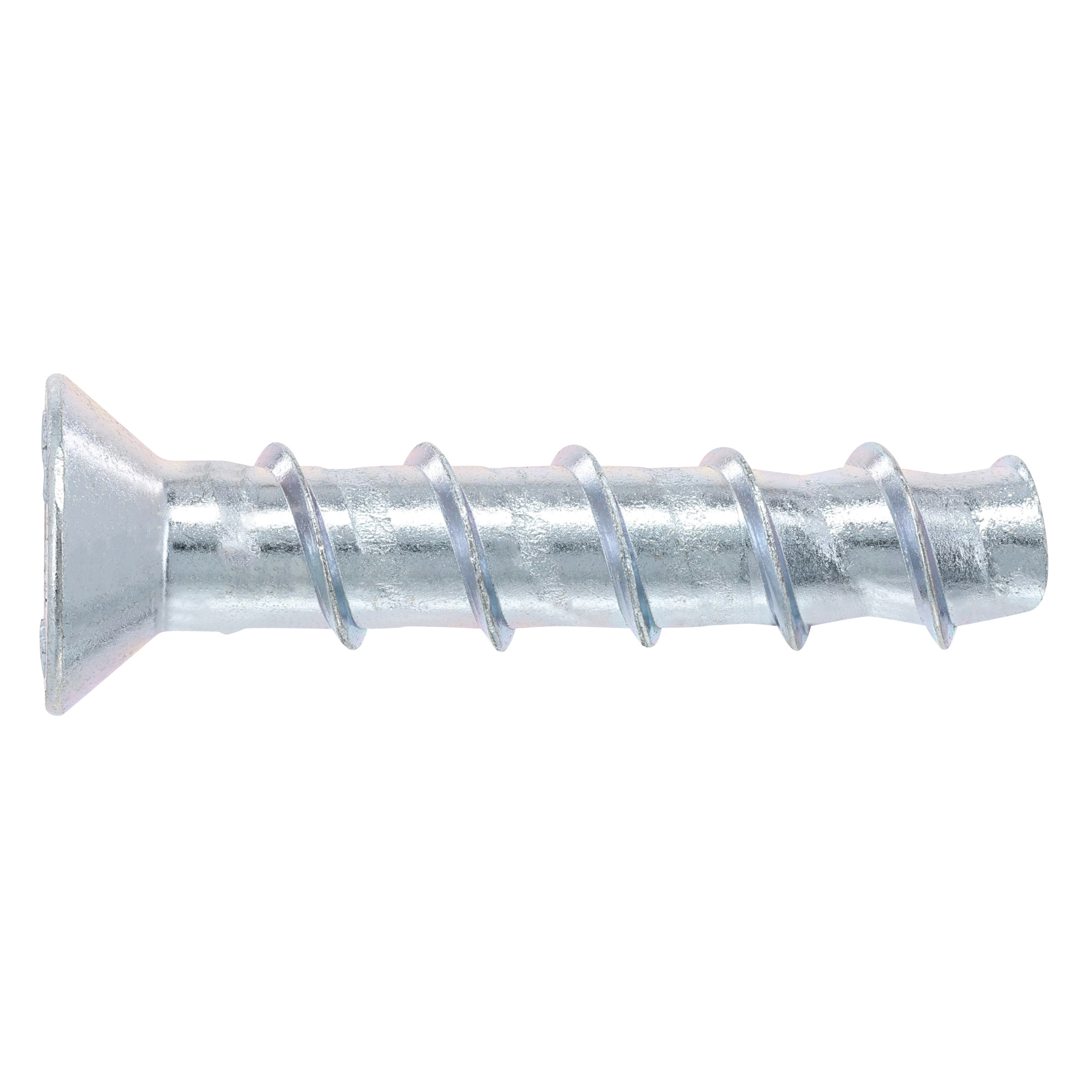 Power Pro Zinc Flat Head Screw-Bolt+ Anchor (1/2 in. x 3 in.) - 10 pc