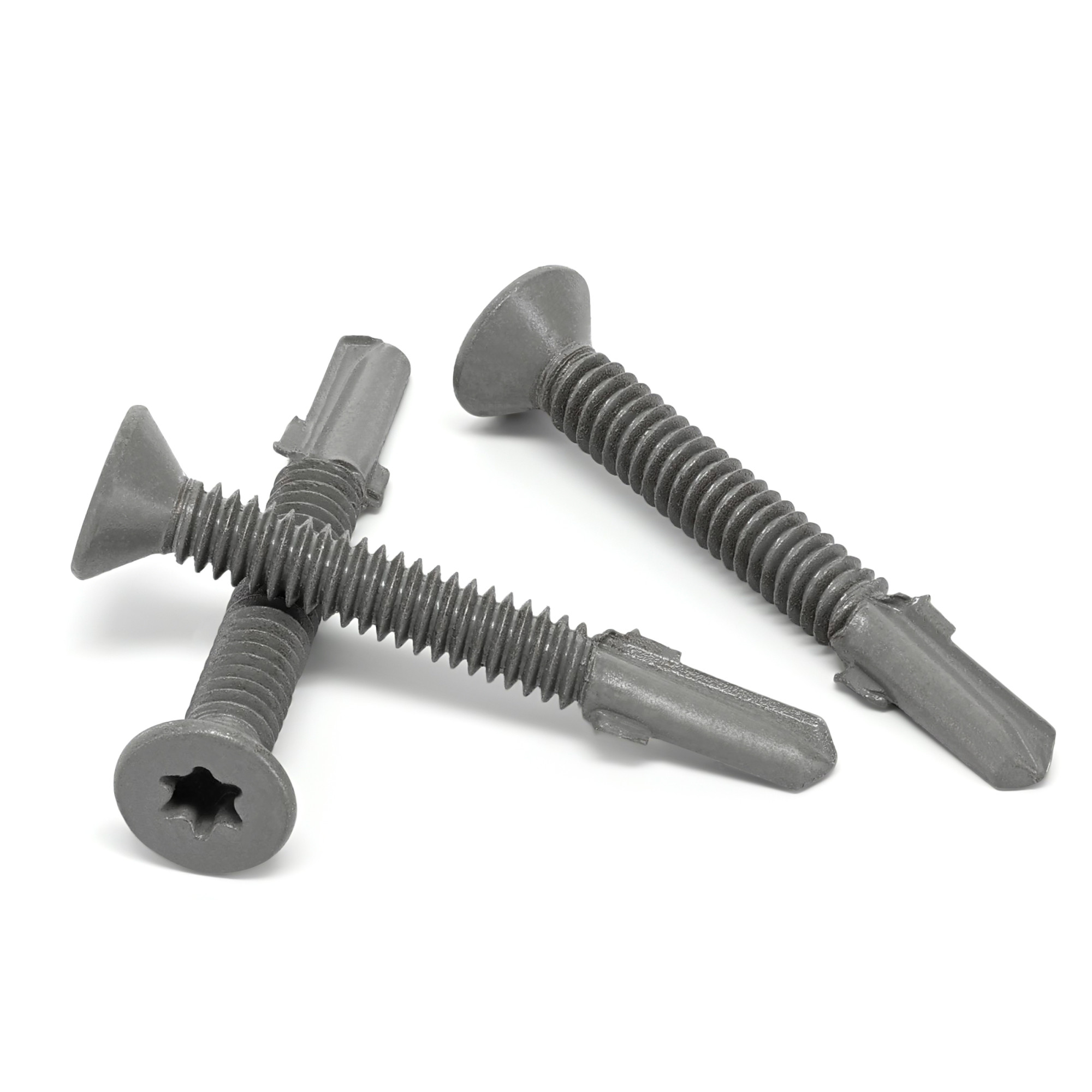 Power Pro Prower Pro Premium Flat Gray Epoxy Self-Drilling Screws (�"-20 � 2 in.) 175pc