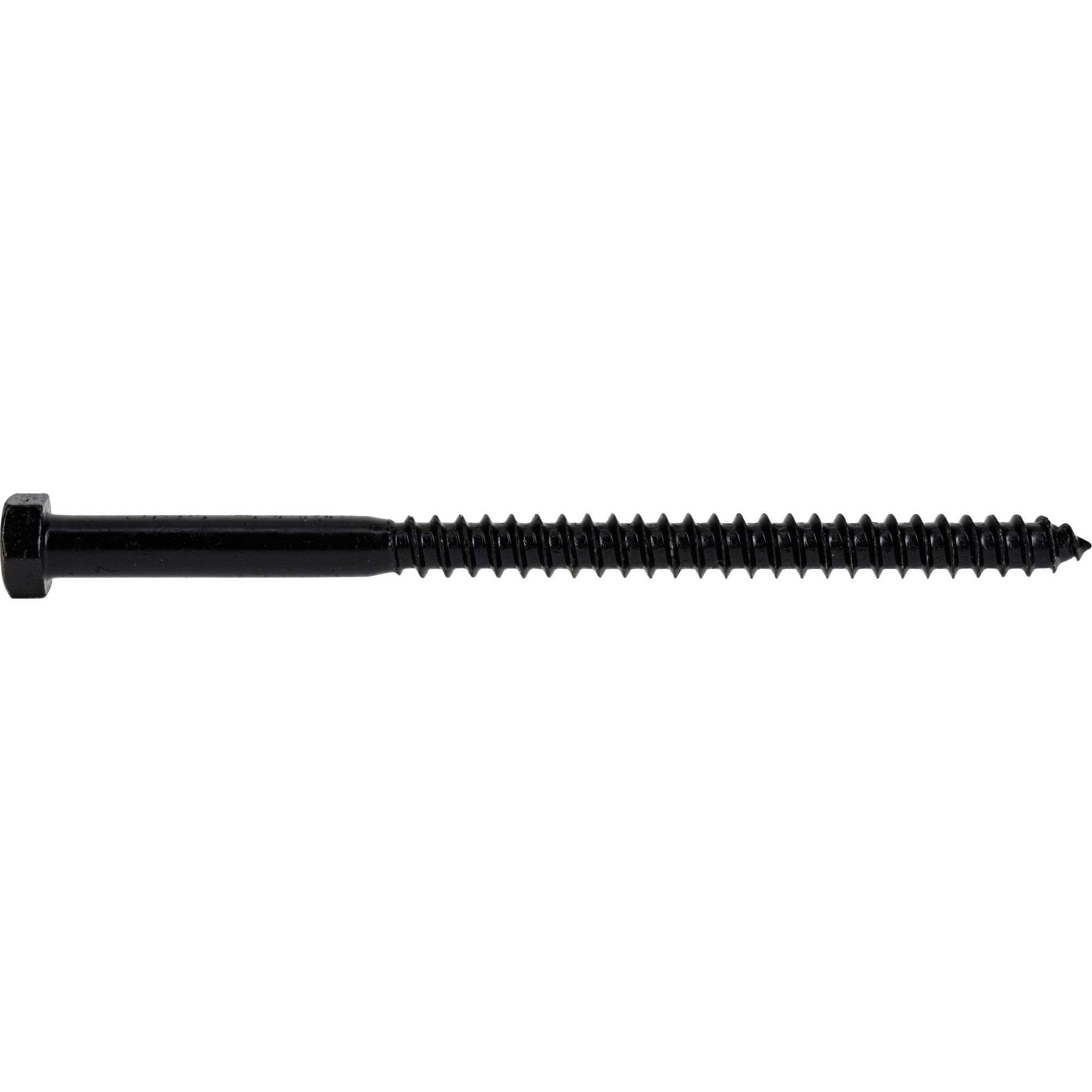 Deck Plus Black Coated Lag Screws 3/8 in. x 6 in.