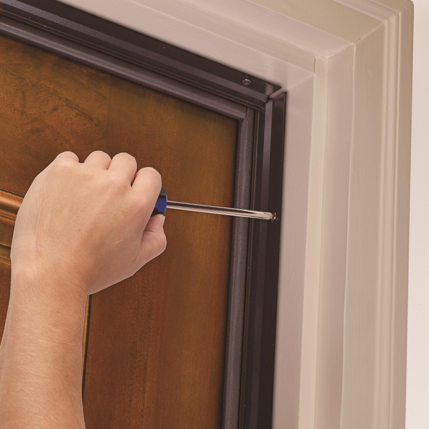M-D Building Products Bronze Foam/Vinyl Top & Sides Door Seal For Door Jambs 36 and 84 in. L X 0.63