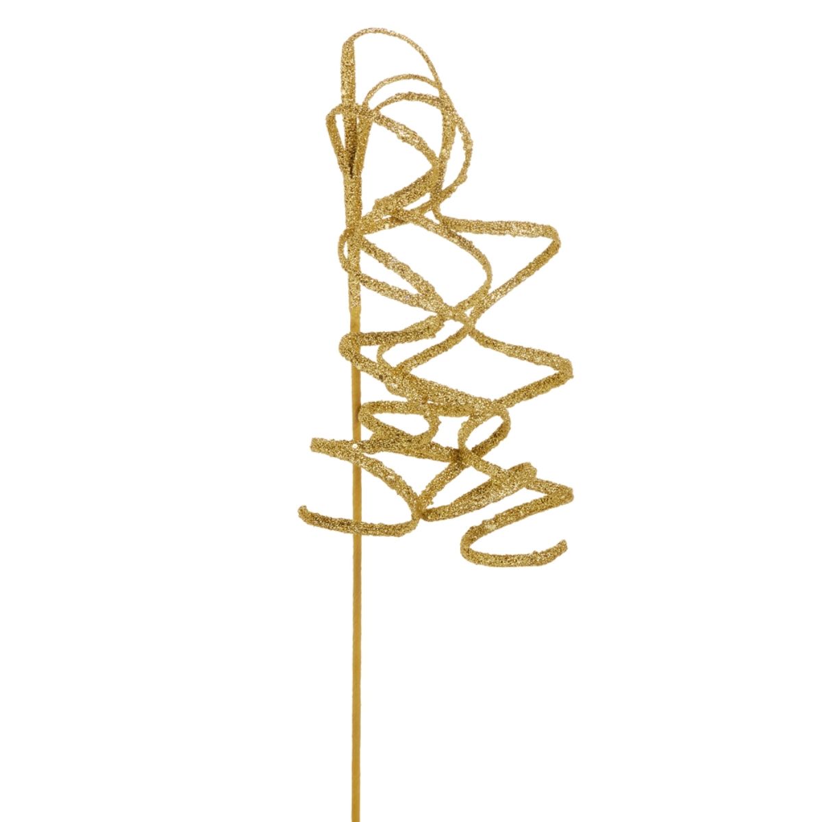Raz 33 in. Glittered Gold Spring Spray