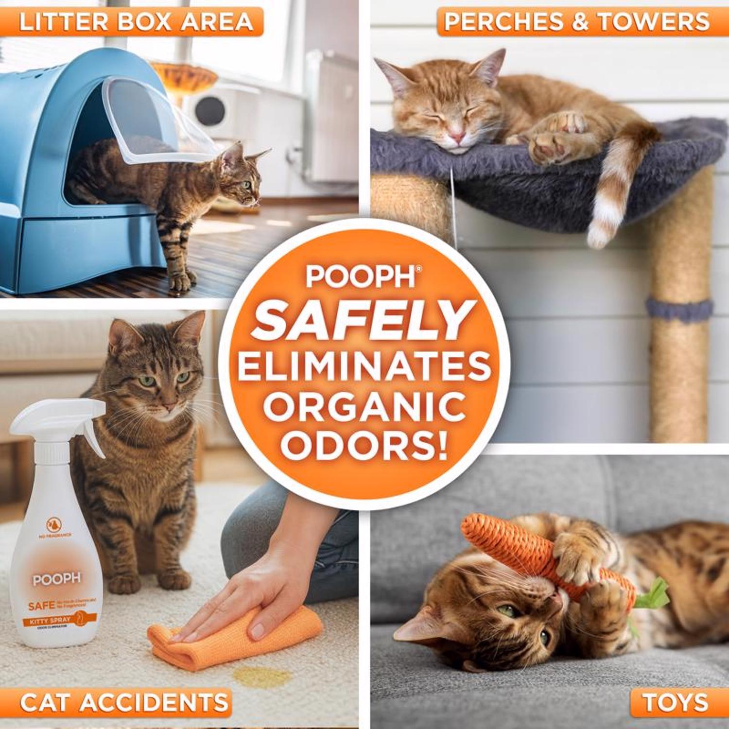 Pooph Cat Liquid Litter Box Odor Destroyer 20 oz