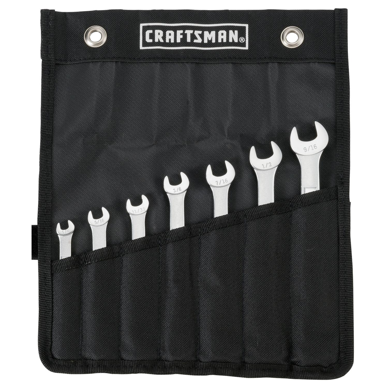 CRAFTSMAN 12 Point SAE Wrench Set 7 pc