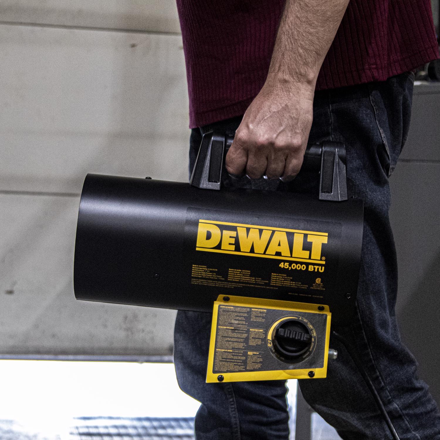 DeWalt 45000 Btu/h 1125 sq ft Forced Air Propane Portable Heater