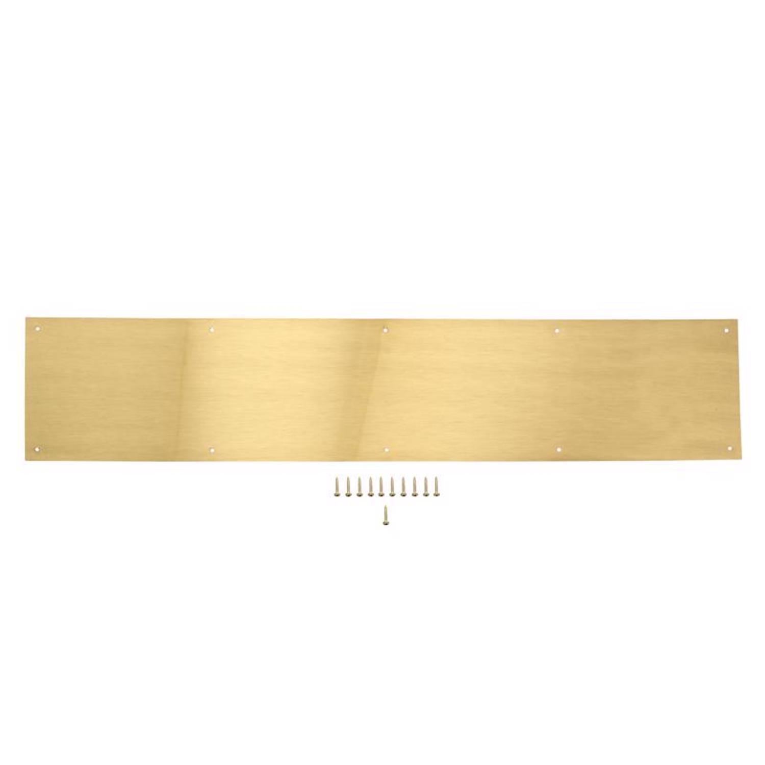 Ace 6 in. H X 30 in. L Brass Kickplate