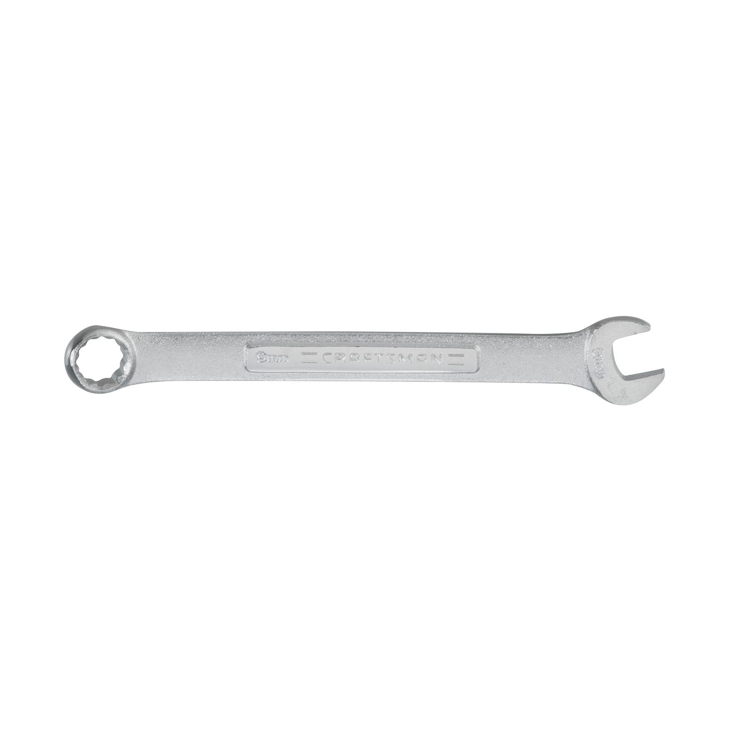 CRAFTSMAN 9 mm X 9 mm 12 Point Metric Combination Wrench 4.3 in. L 1 pc