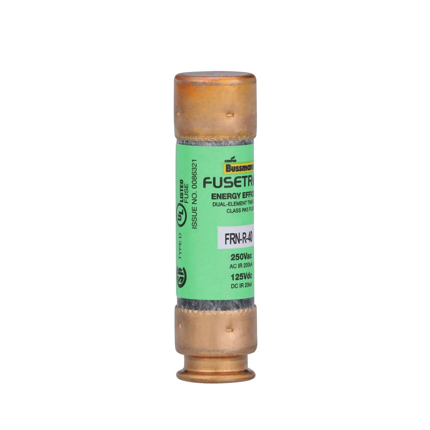 Bussmann 40 amps Dual Element Time Delay Fuse 2 pk
