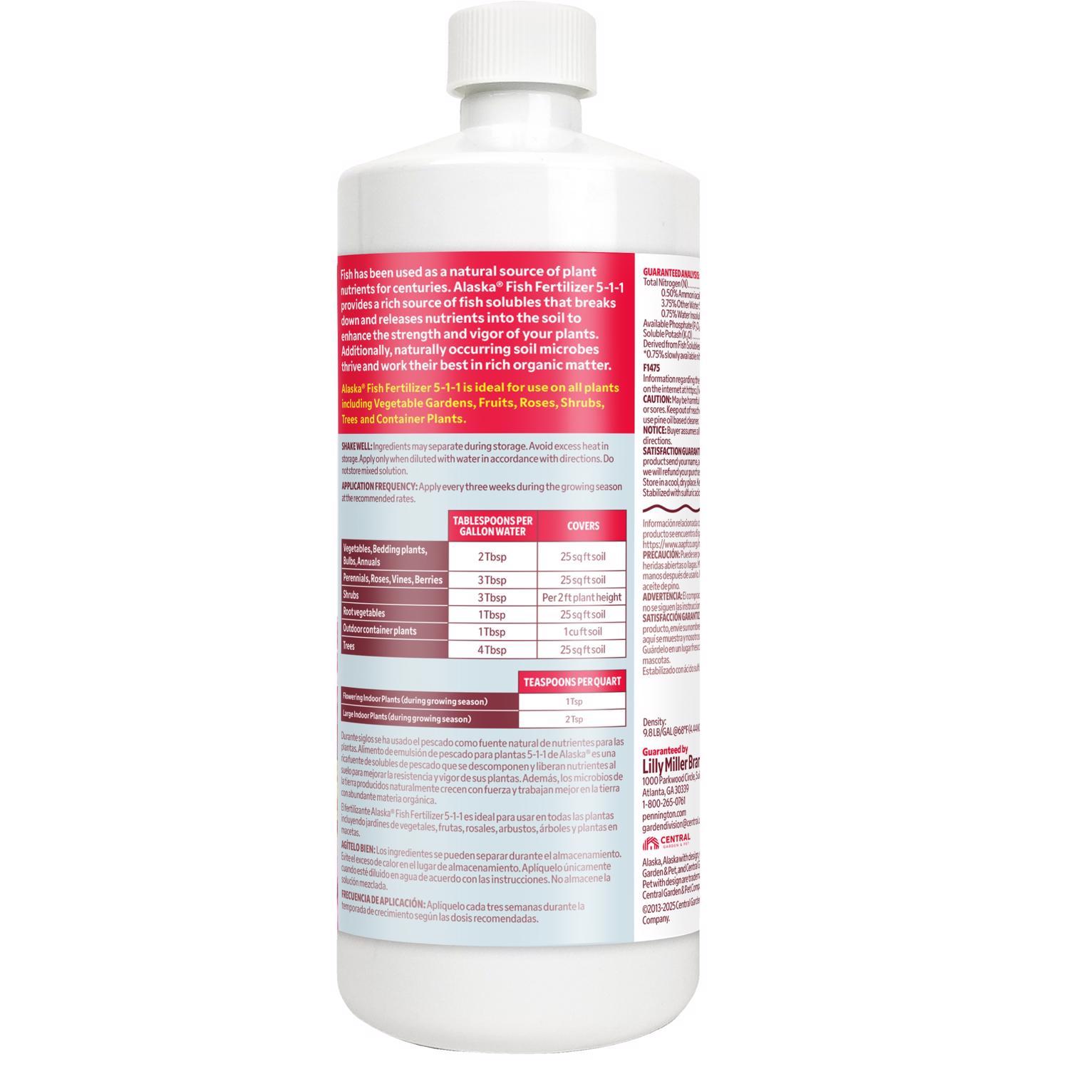 Alaska Organic Liquid Plant Food 1 qt
