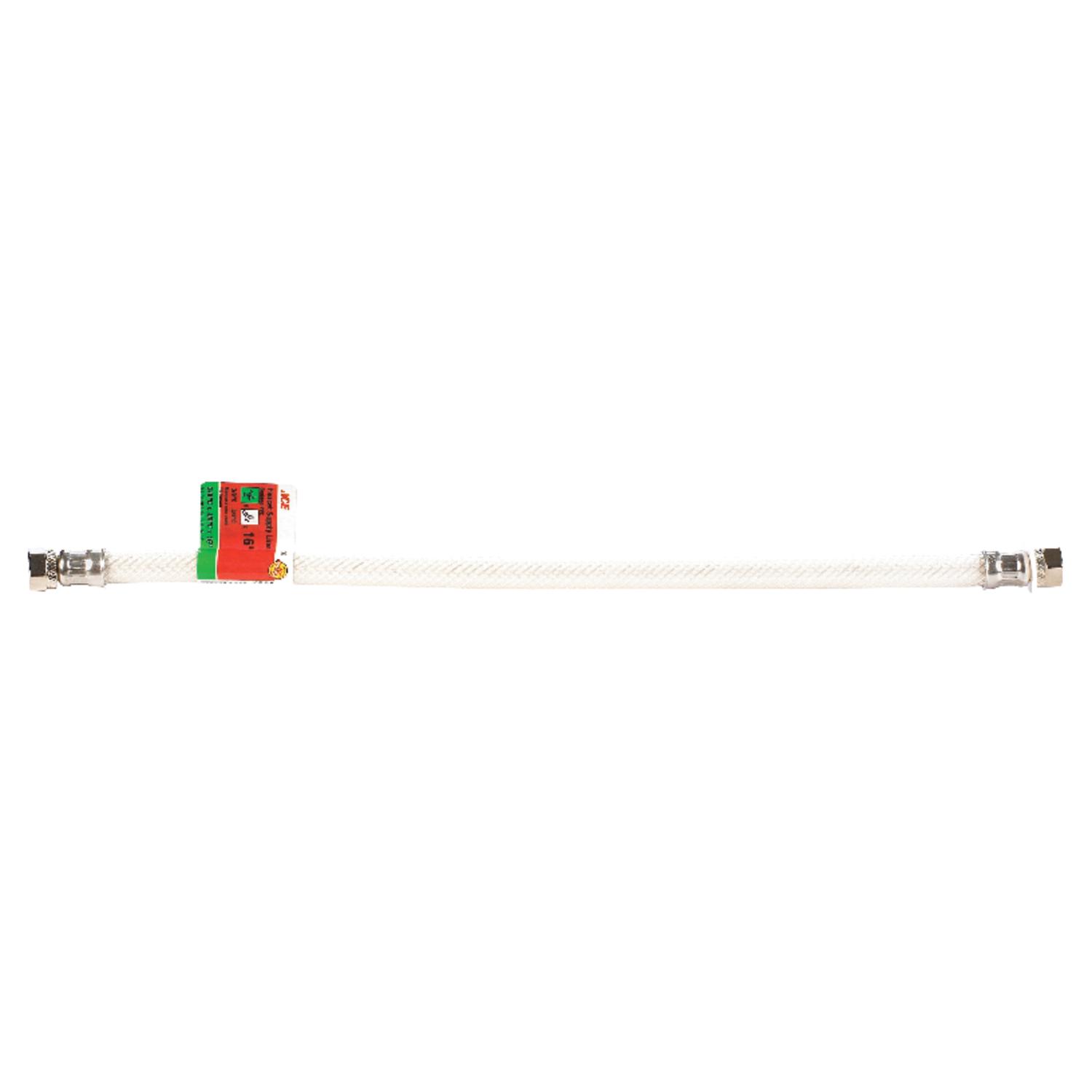 Ace 3/8 in. Compression X 3/8 in. D Compression 16 in. PVC Supply Line
