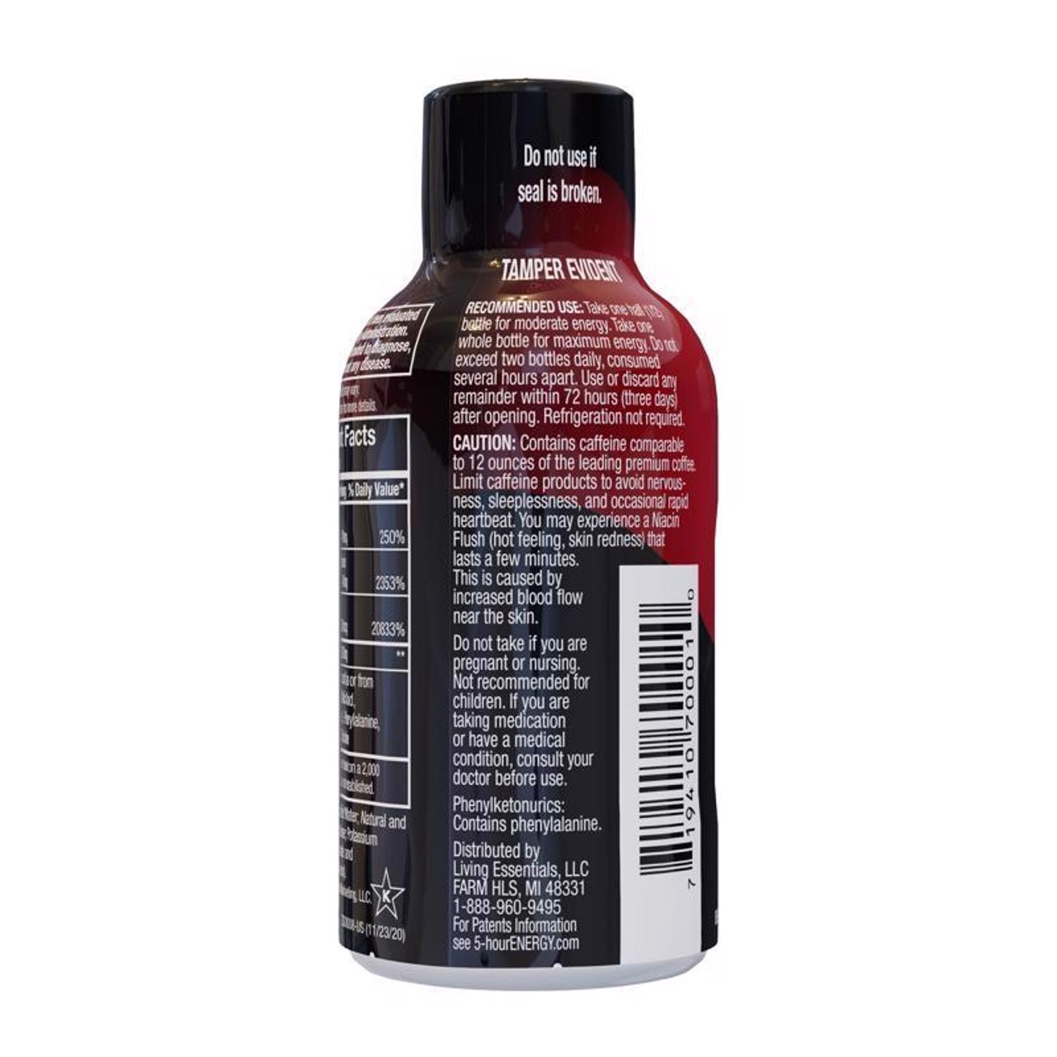 5-hour Energy Extra Strength Sugar Free Berry Energy Shot 1.93 oz