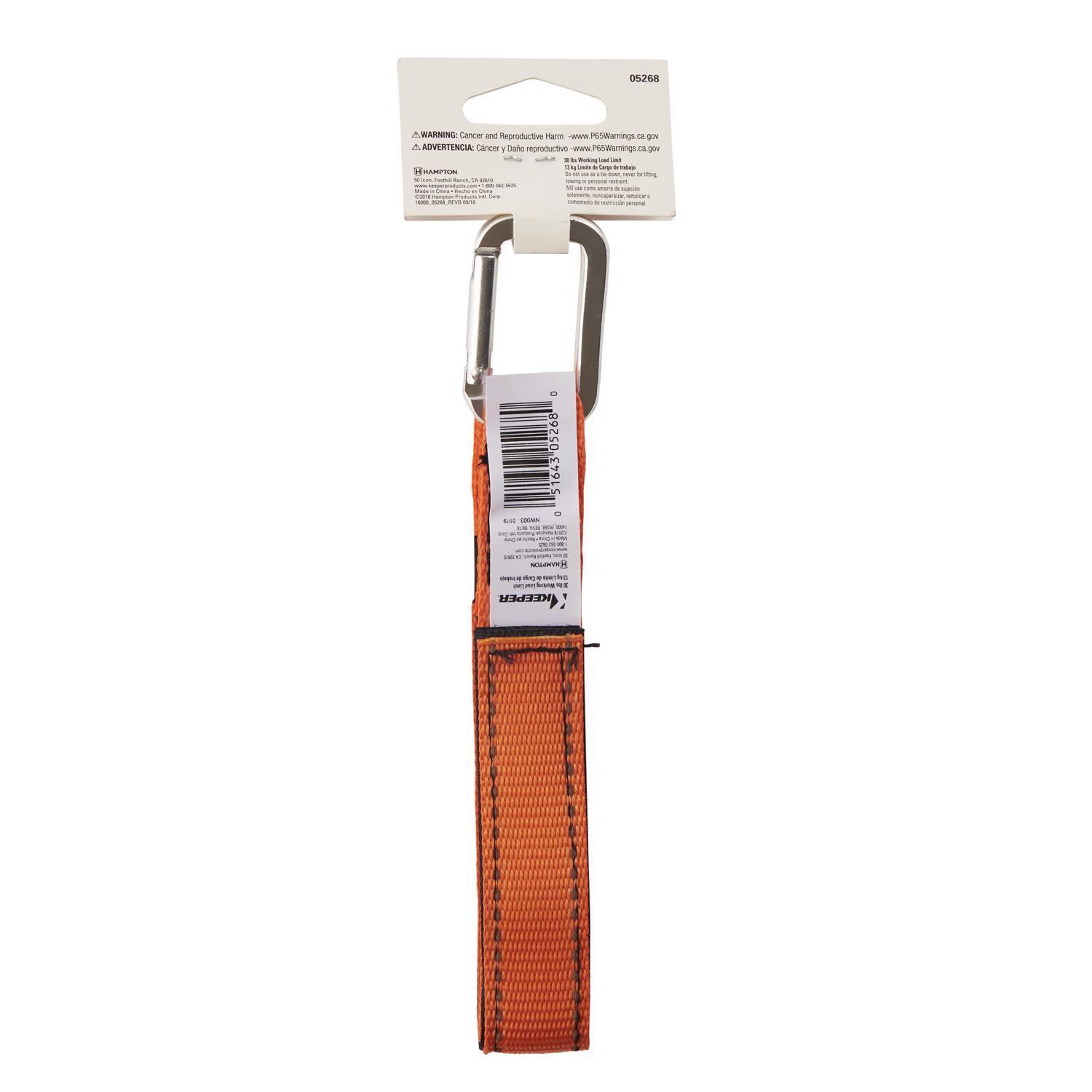 Keeper Wrap-It-Up 1 in. W Orange Bundling Strap 0 lb 1 pk