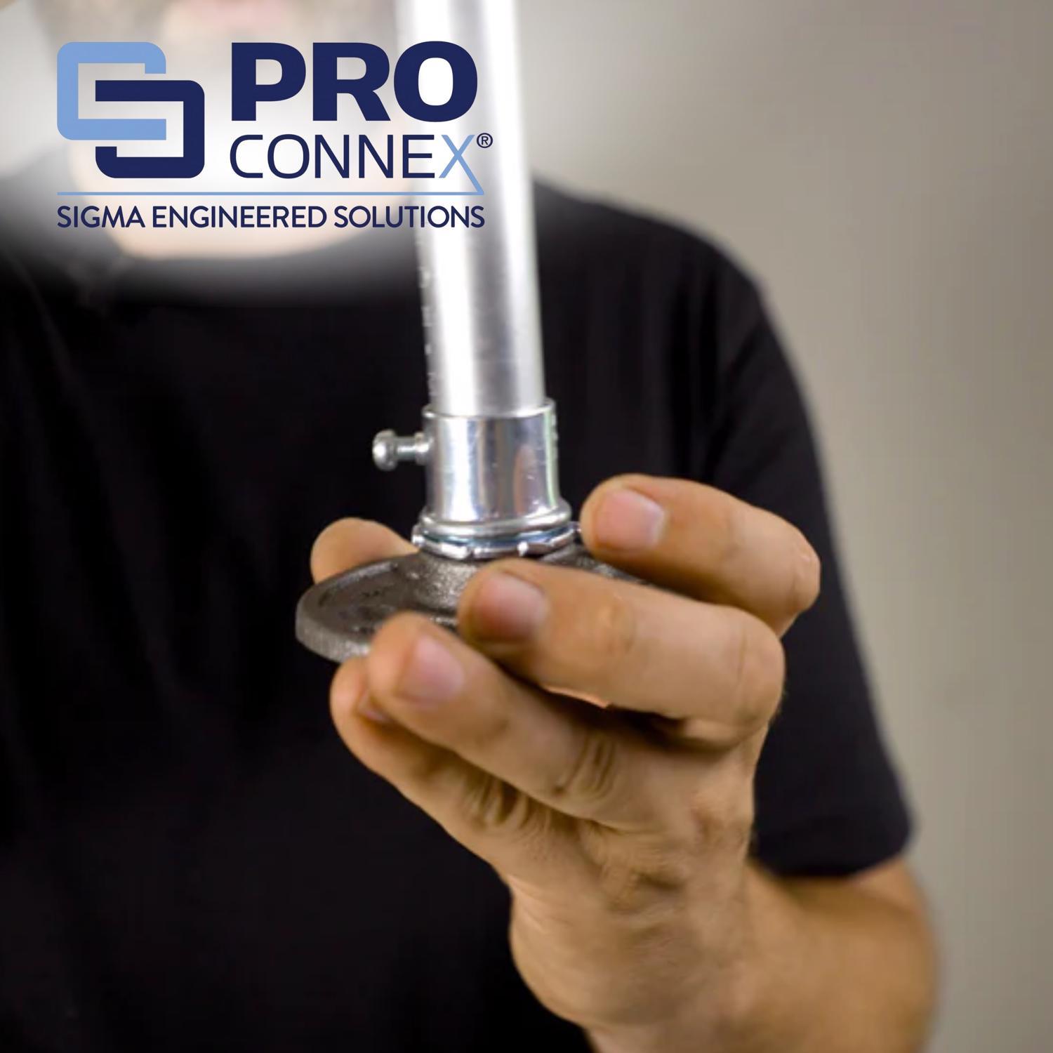 Sigma Engineered Solutions ProConnex 3/4 in. D Die-Cast Zinc Set Screw Connector For EMT 25 pk