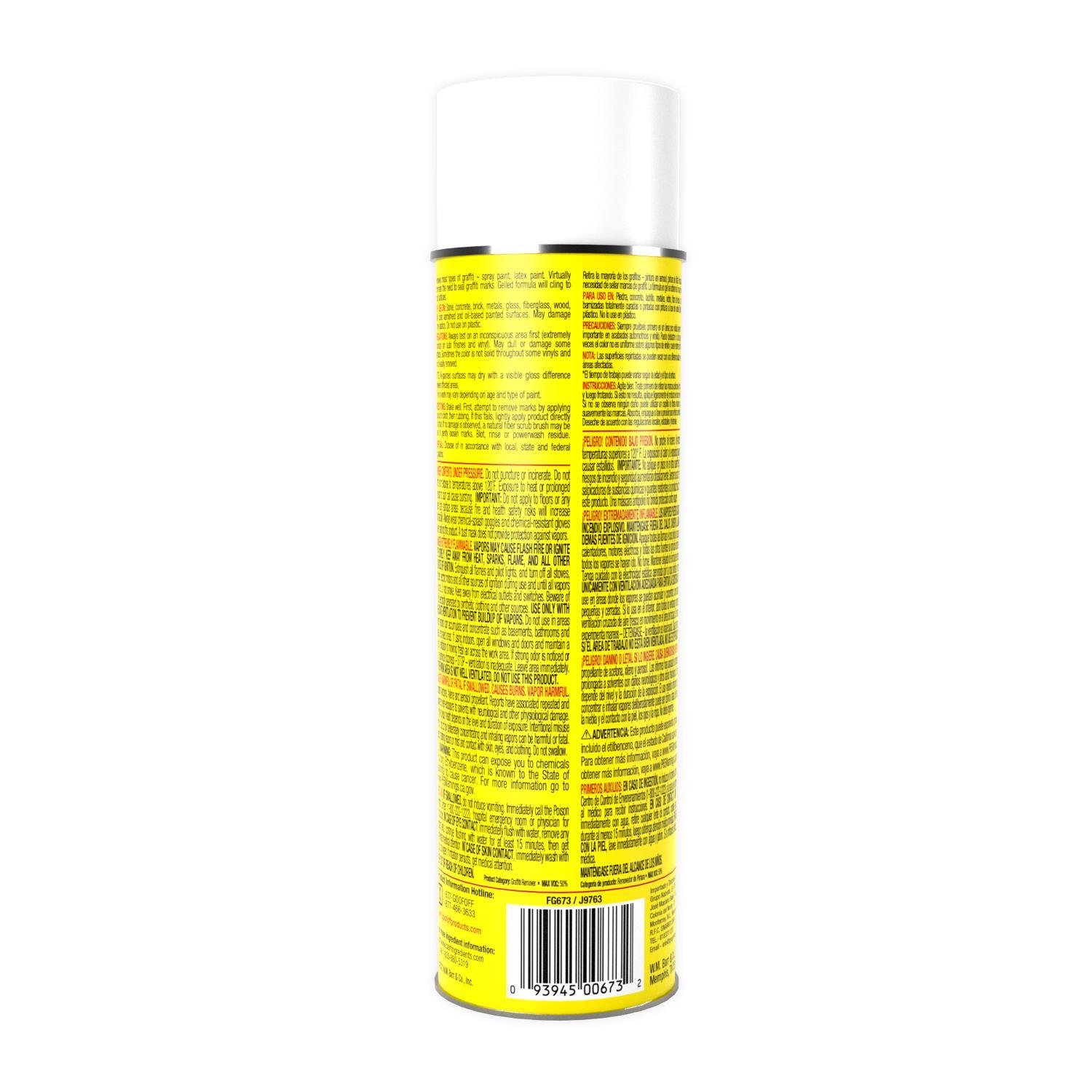 Goof Off Pro Strength Graffiti All Purpose Remover 16 oz